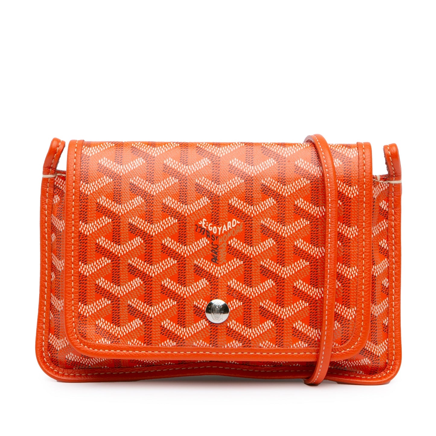 Goyard Goyardine Plumet Pocket Wallet Orange