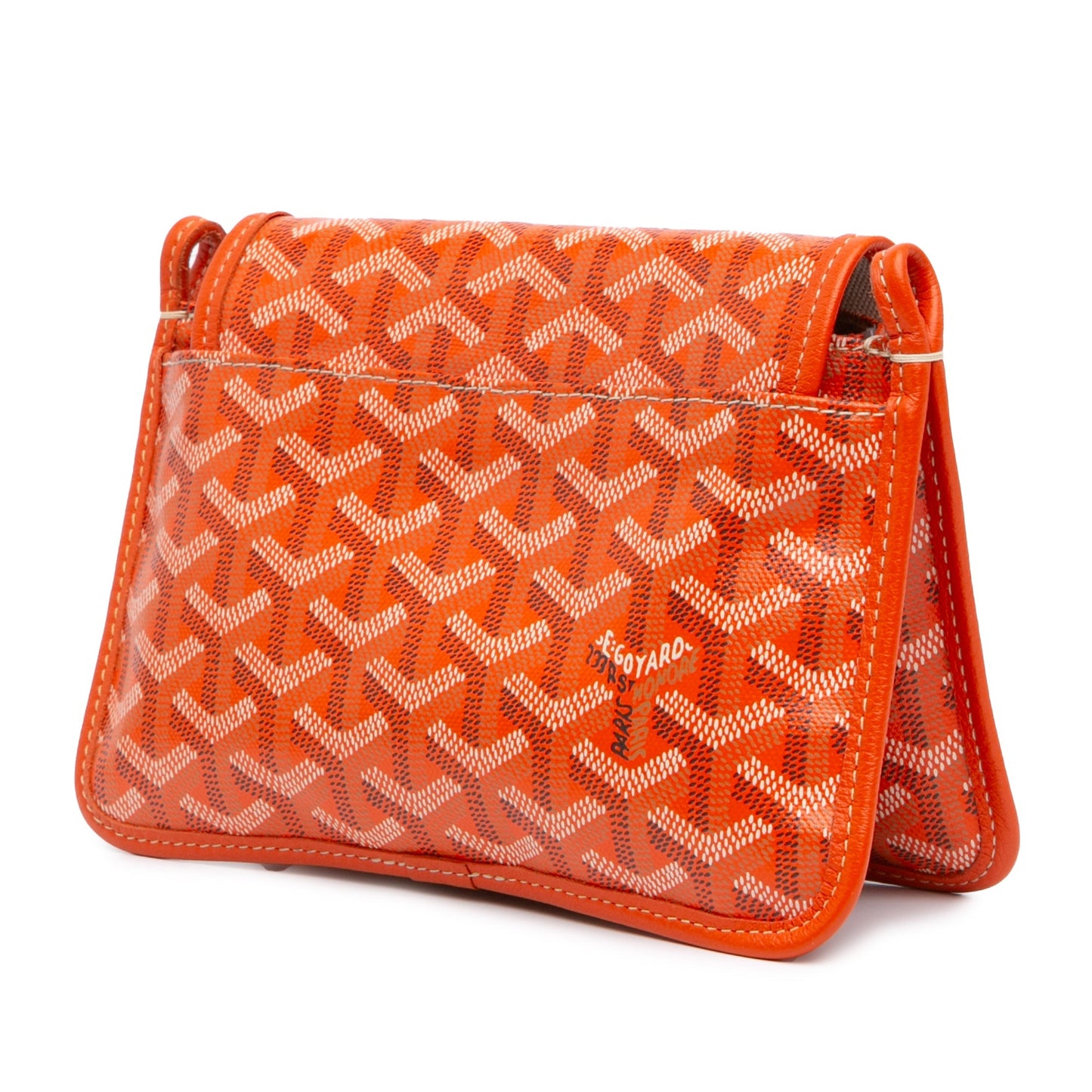 Goyard Goyardine Plumet Pocket Wallet Orange