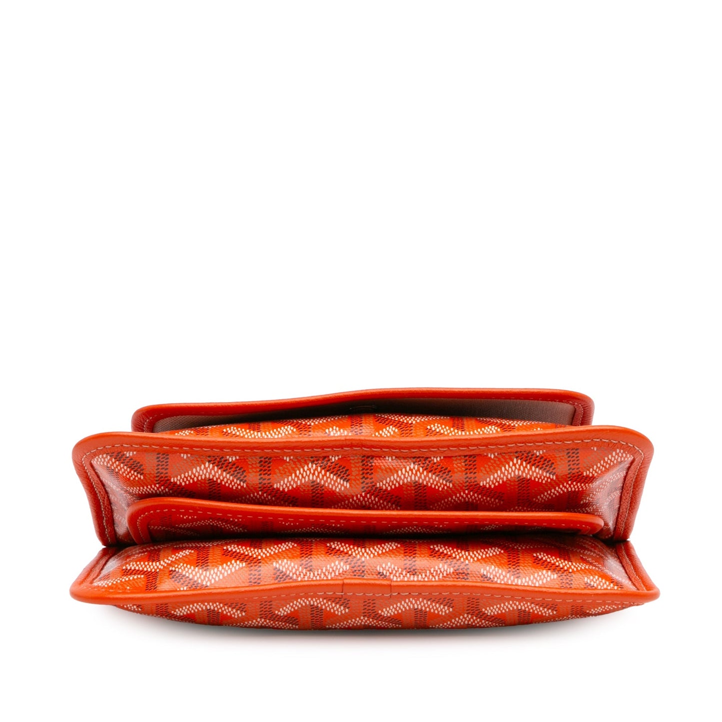 Goyard Goyardine Plumet Pocket Wallet Orange