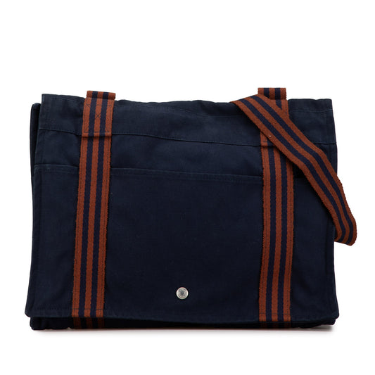 Hermès Fourre Tout Bassus MM Blue