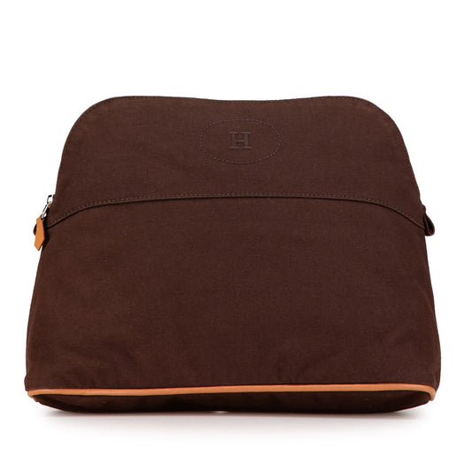 Hermès Toile Bolide Trousse de Voyage GM Brown