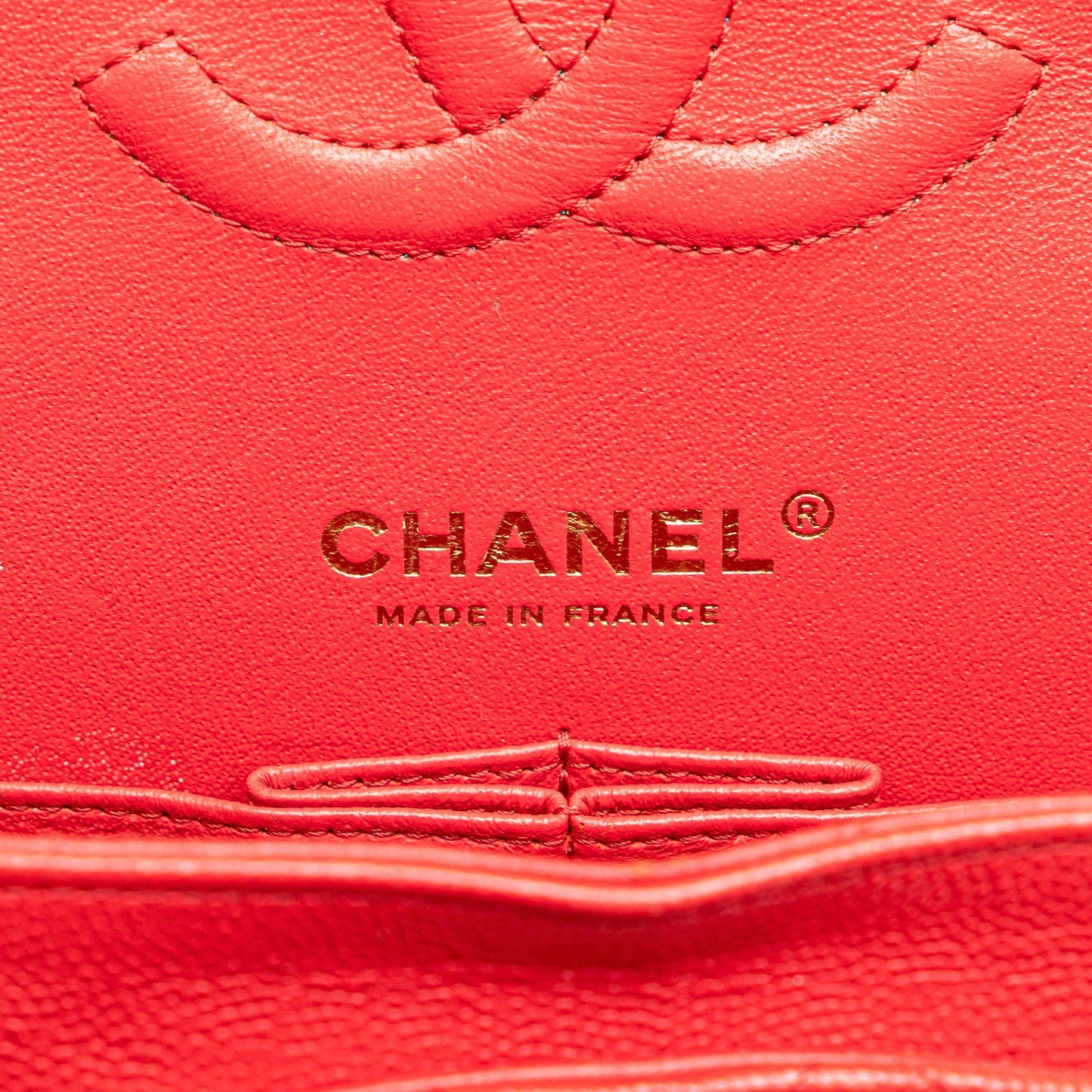 Chanel Medium Classic Caviar Double Flap Red
