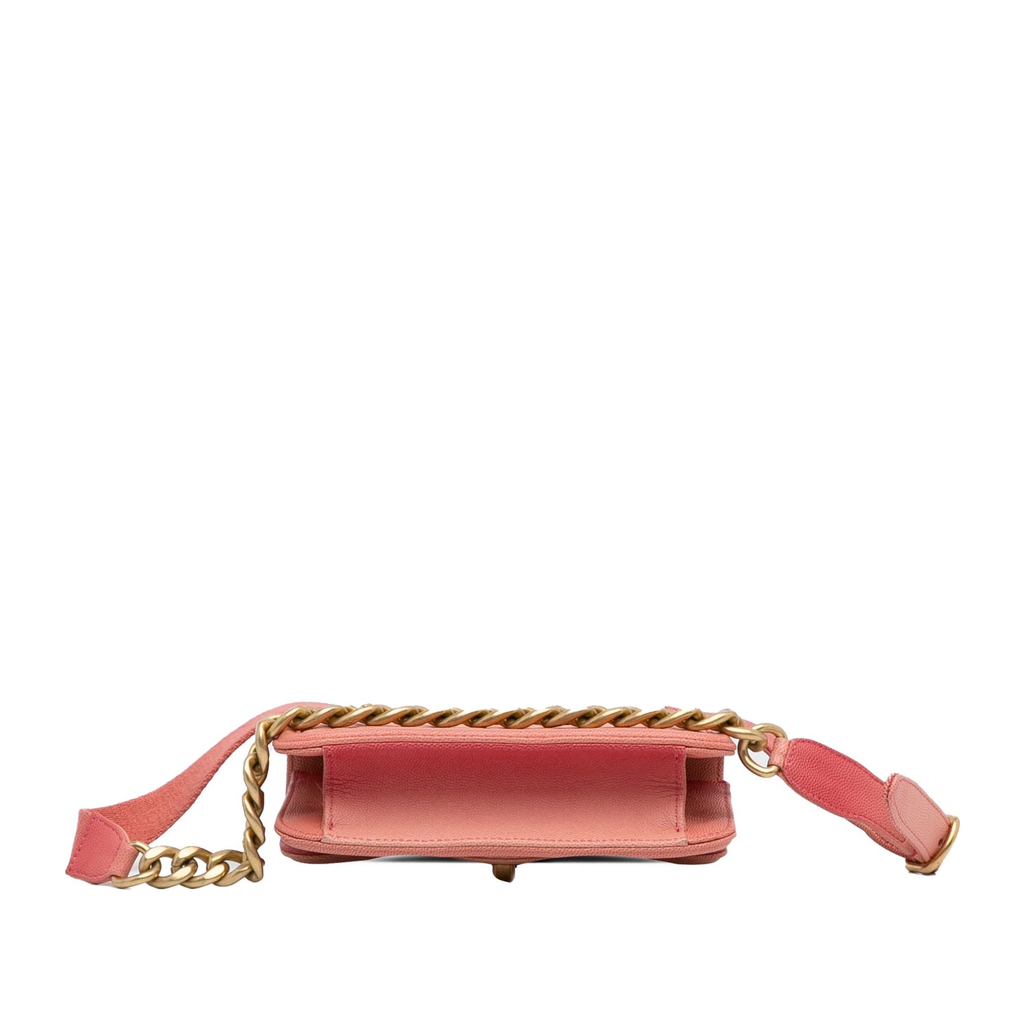 Chanel Caviar Sunset On The Sea Flap Belt Bag Pink