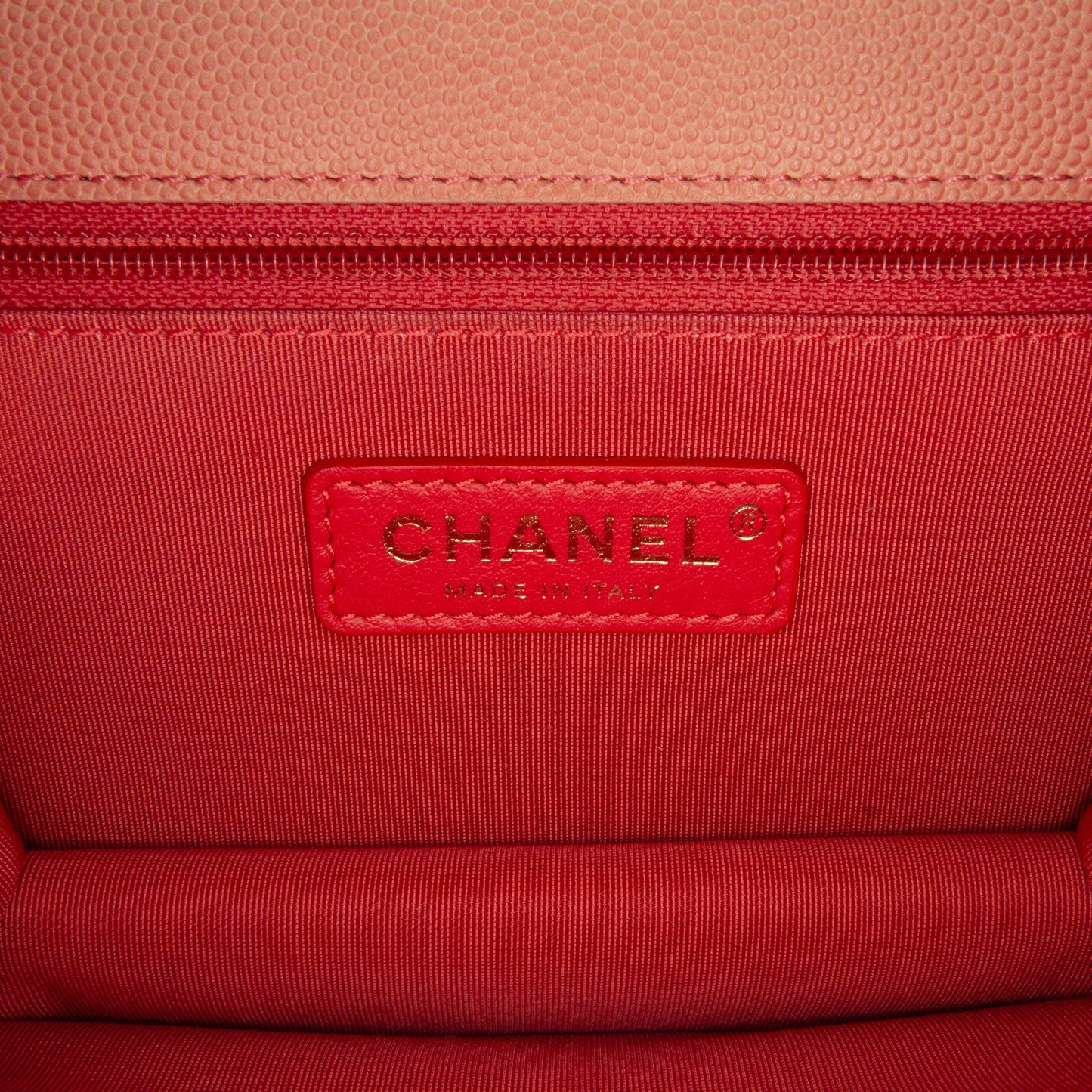 Chanel Caviar Sunset On The Sea Flap Belt Bag Pink