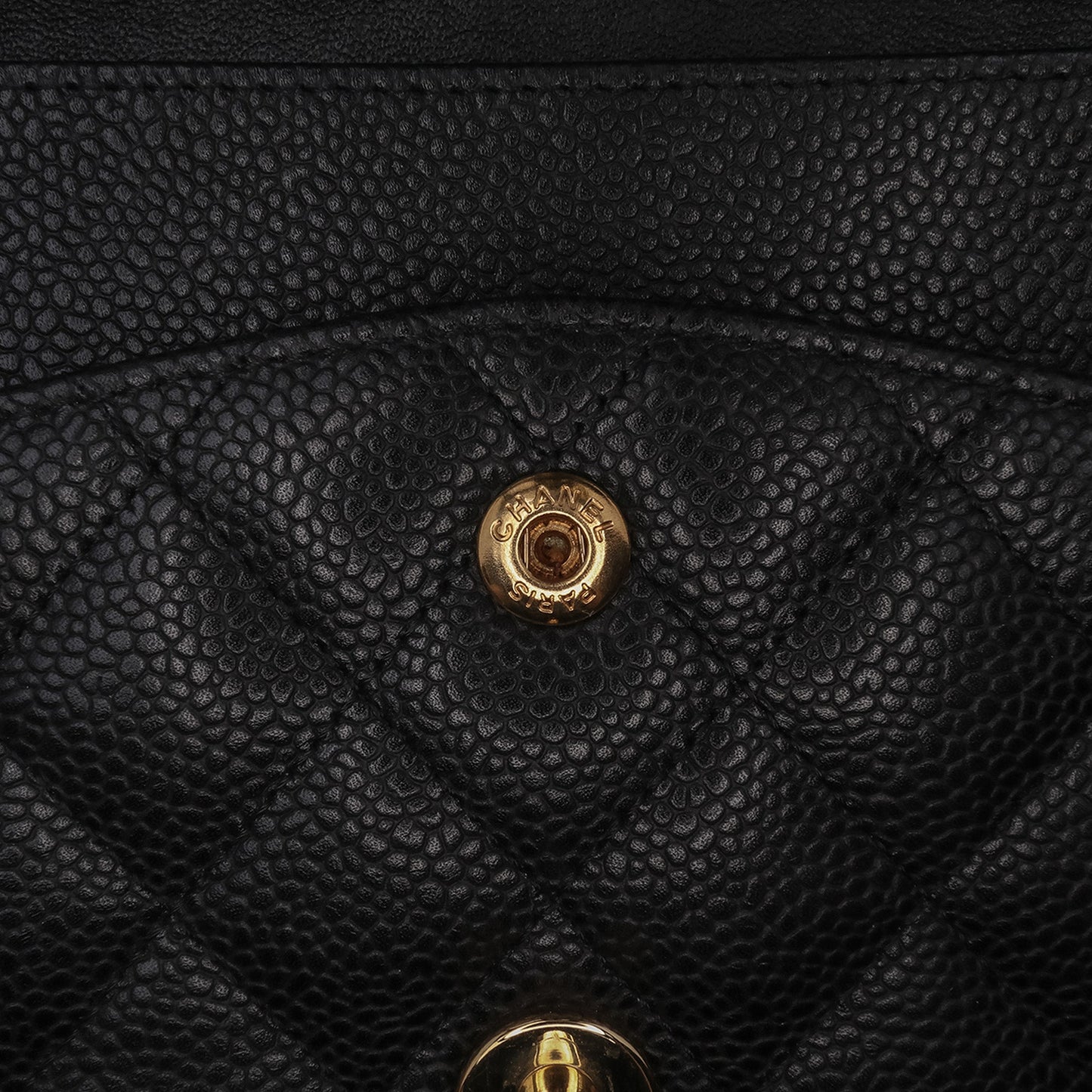 Chanel Medium Classic Caviar Double Flap Black