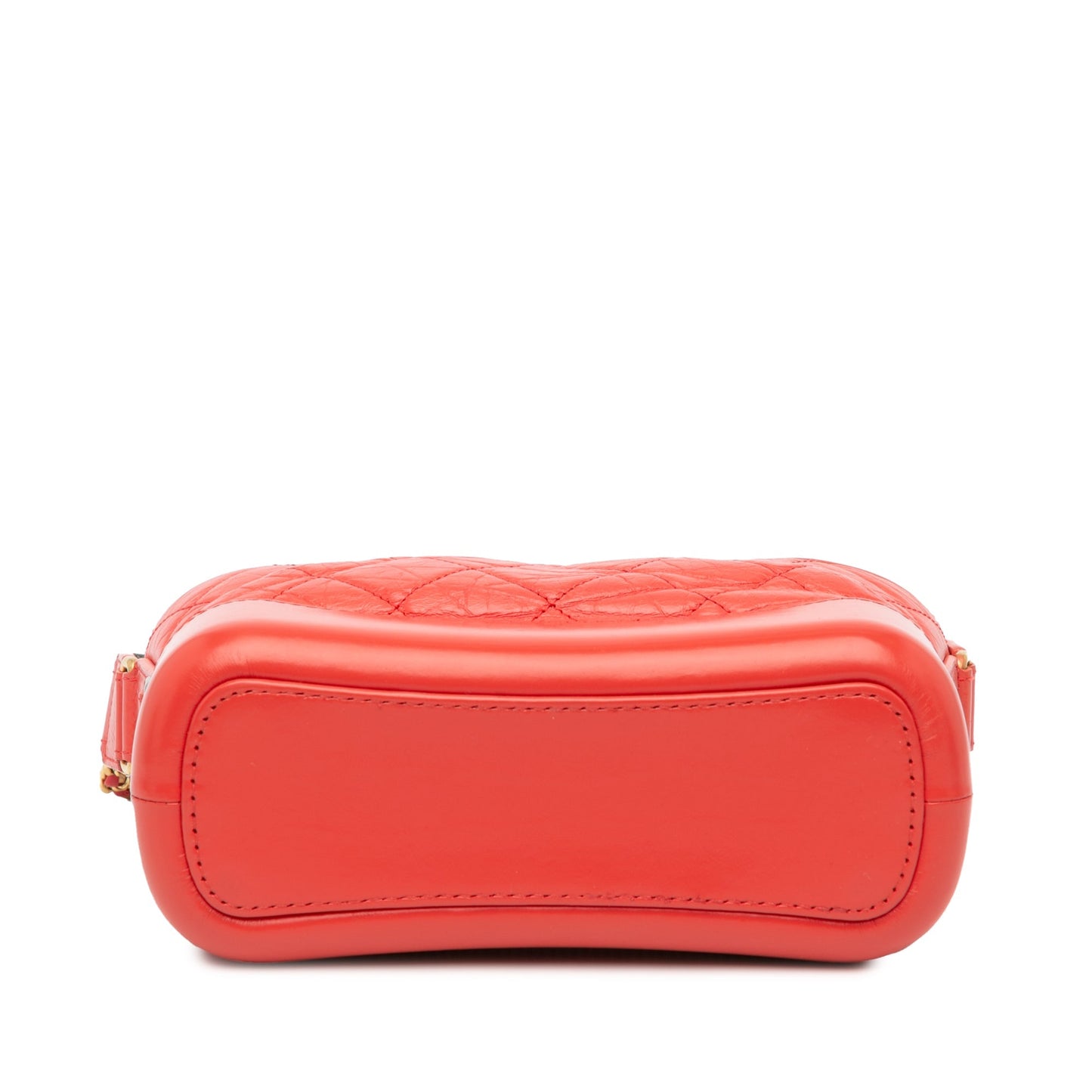 Chanel Small Aged Calfskin Gabrielle Crossbody Red