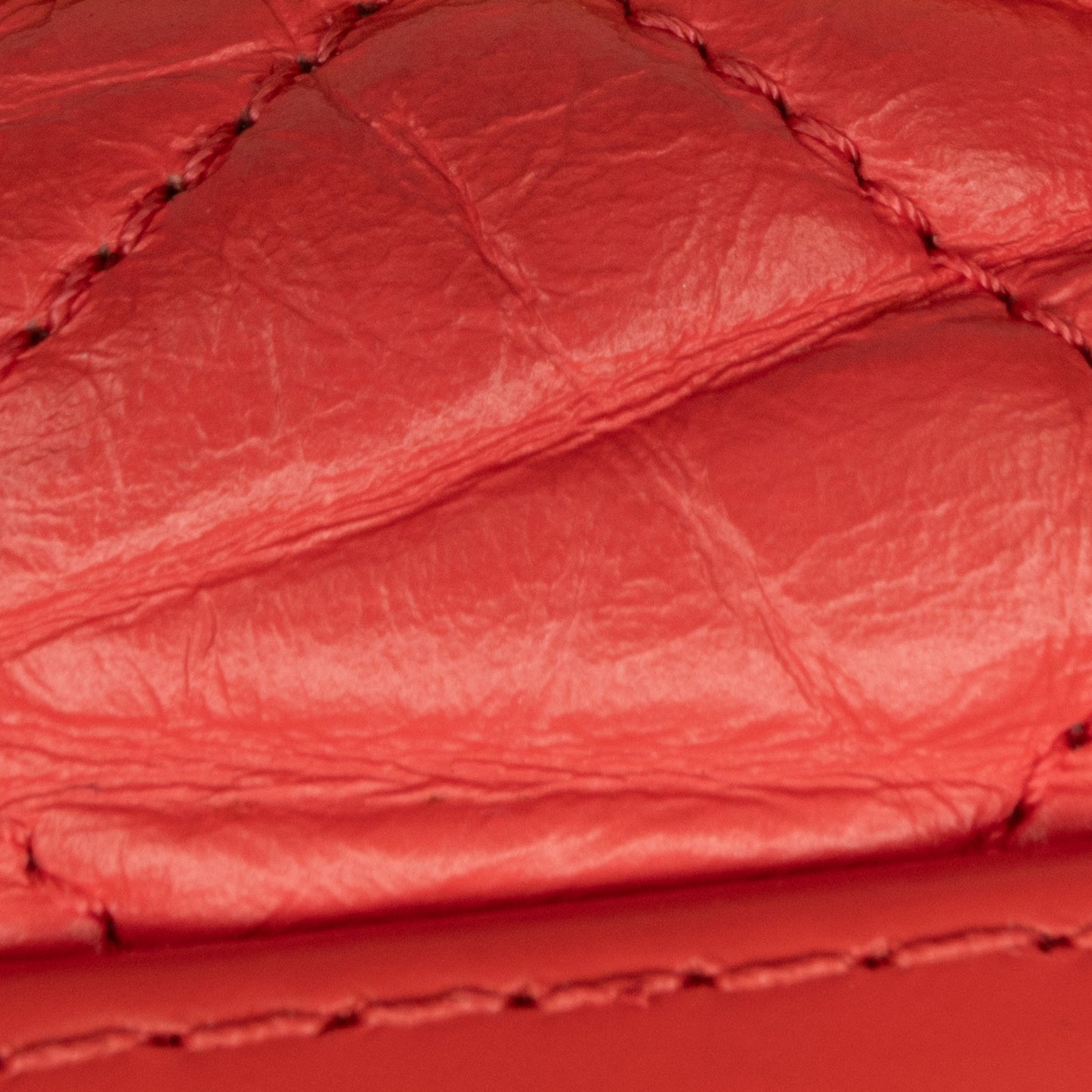 Chanel Small Aged Calfskin Gabrielle Crossbody Red