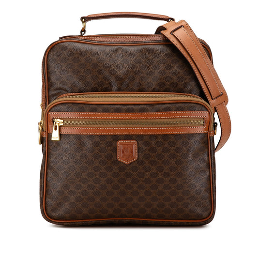 Celine Macadam Satchel Brown