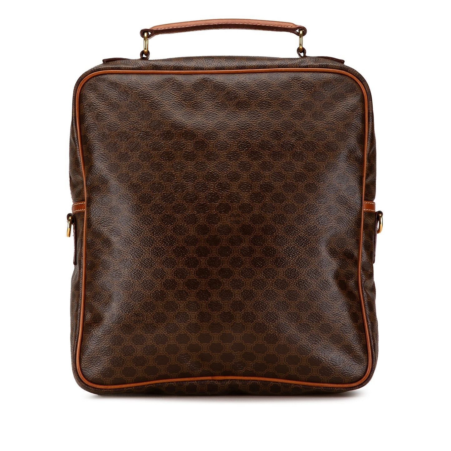 Celine Macadam Satchel Brown