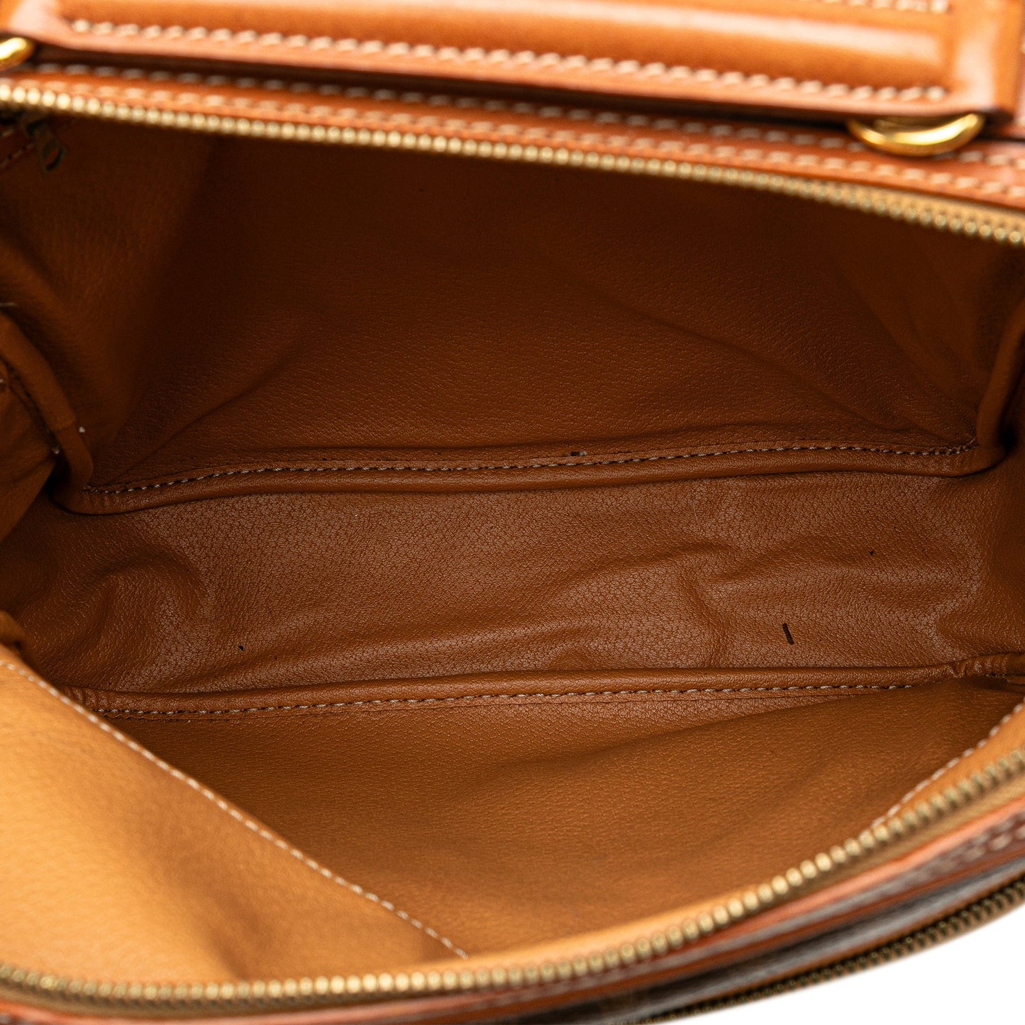 Celine Macadam Satchel Brown