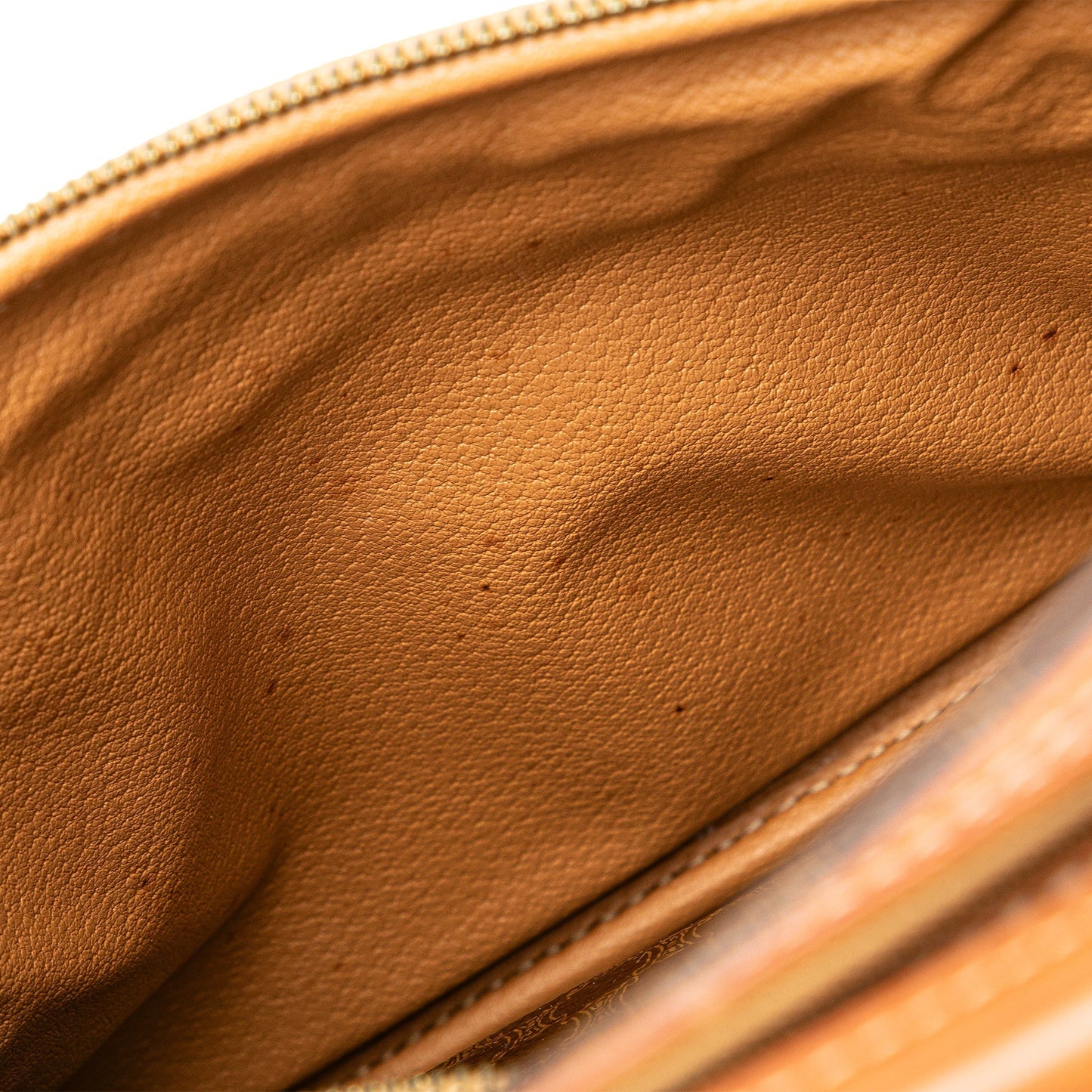 Celine Macadam Satchel Brown