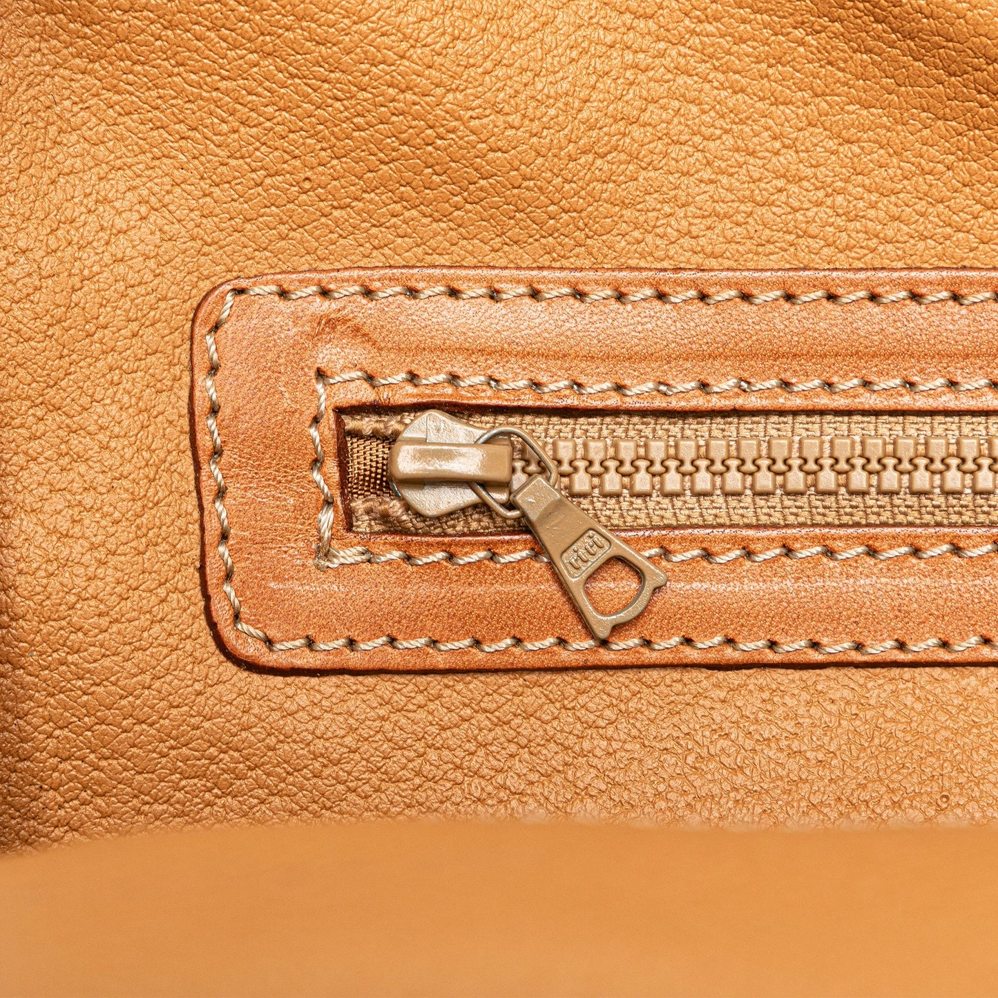 Celine Macadam Satchel Brown
