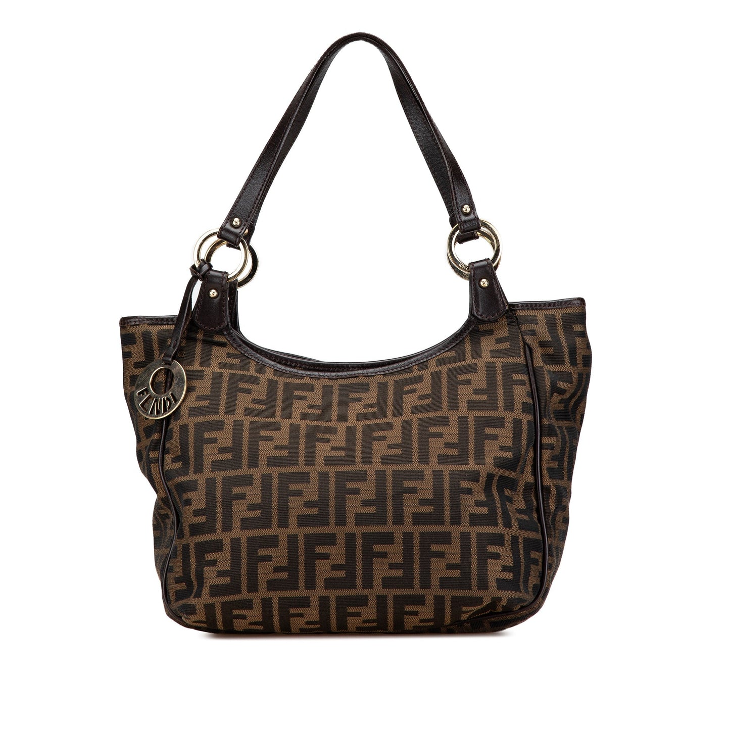 Fendi Zucca Canvas Chef Tote Brown