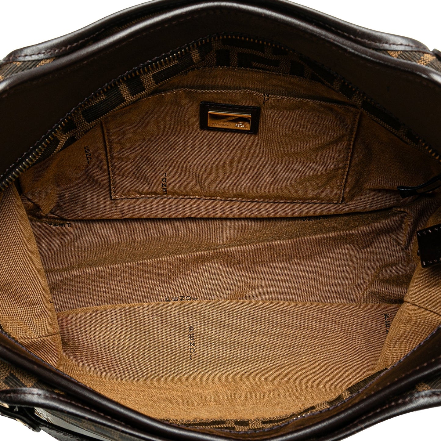 Fendi Zucca Canvas Chef Tote Brown