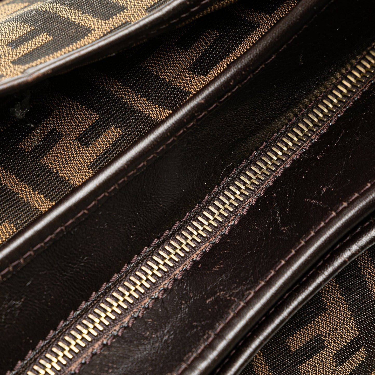 Fendi Zucca Canvas Chef Tote Brown