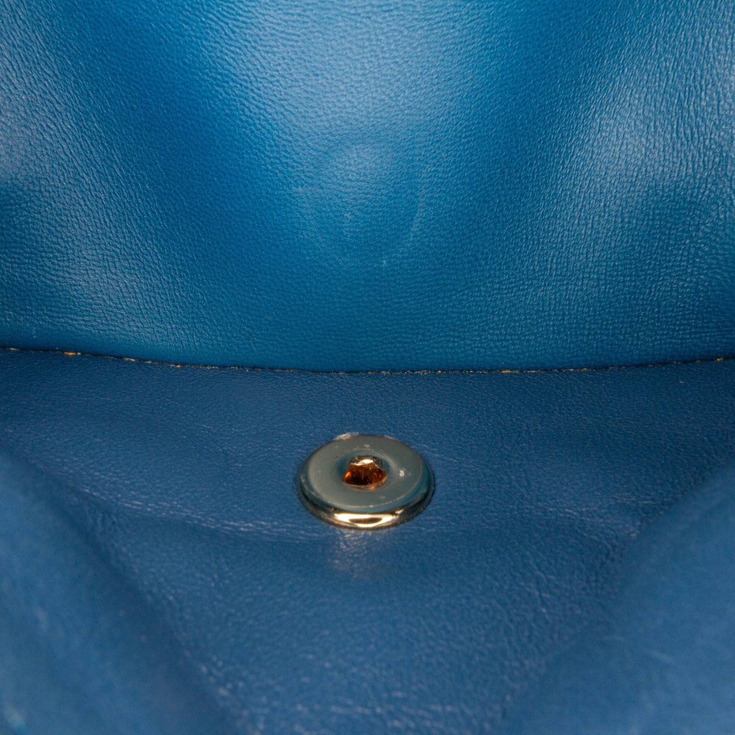 Chanel Medium Classic Lambskin Double Flap Blue