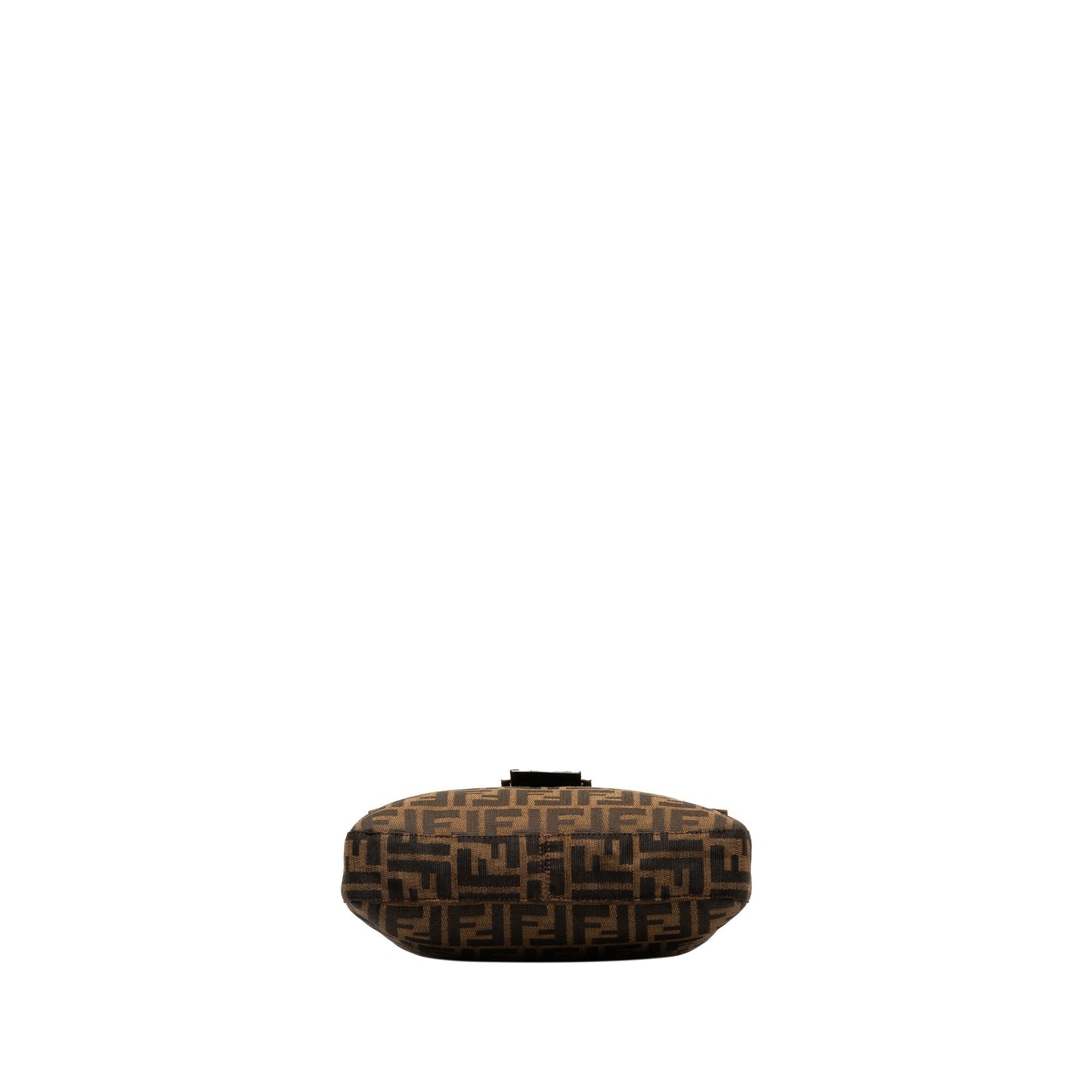 Fendi Zucca Canvas Shoulder Bag Brown