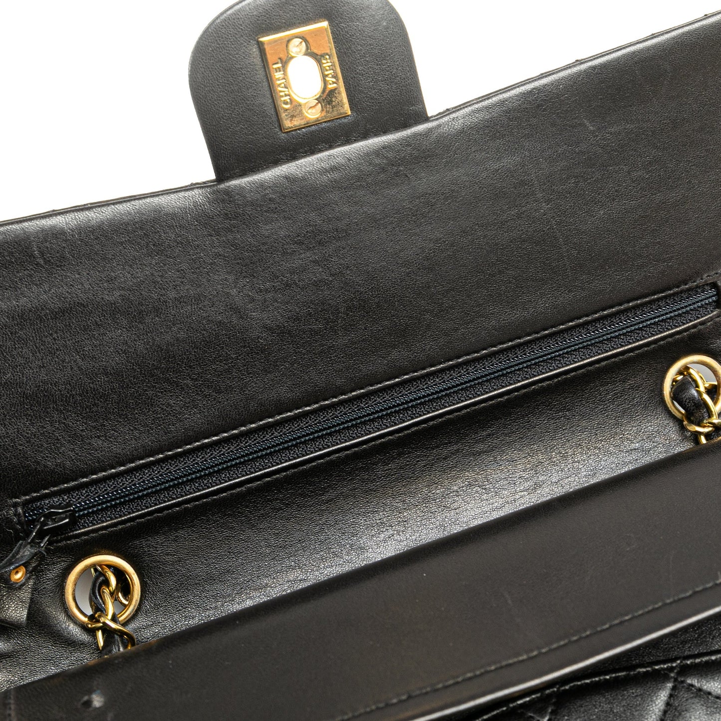 Chanel Medium Classic Lambskin Double Flap Black