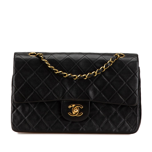 Chanel Medium Classic Lambskin Double Flap Black