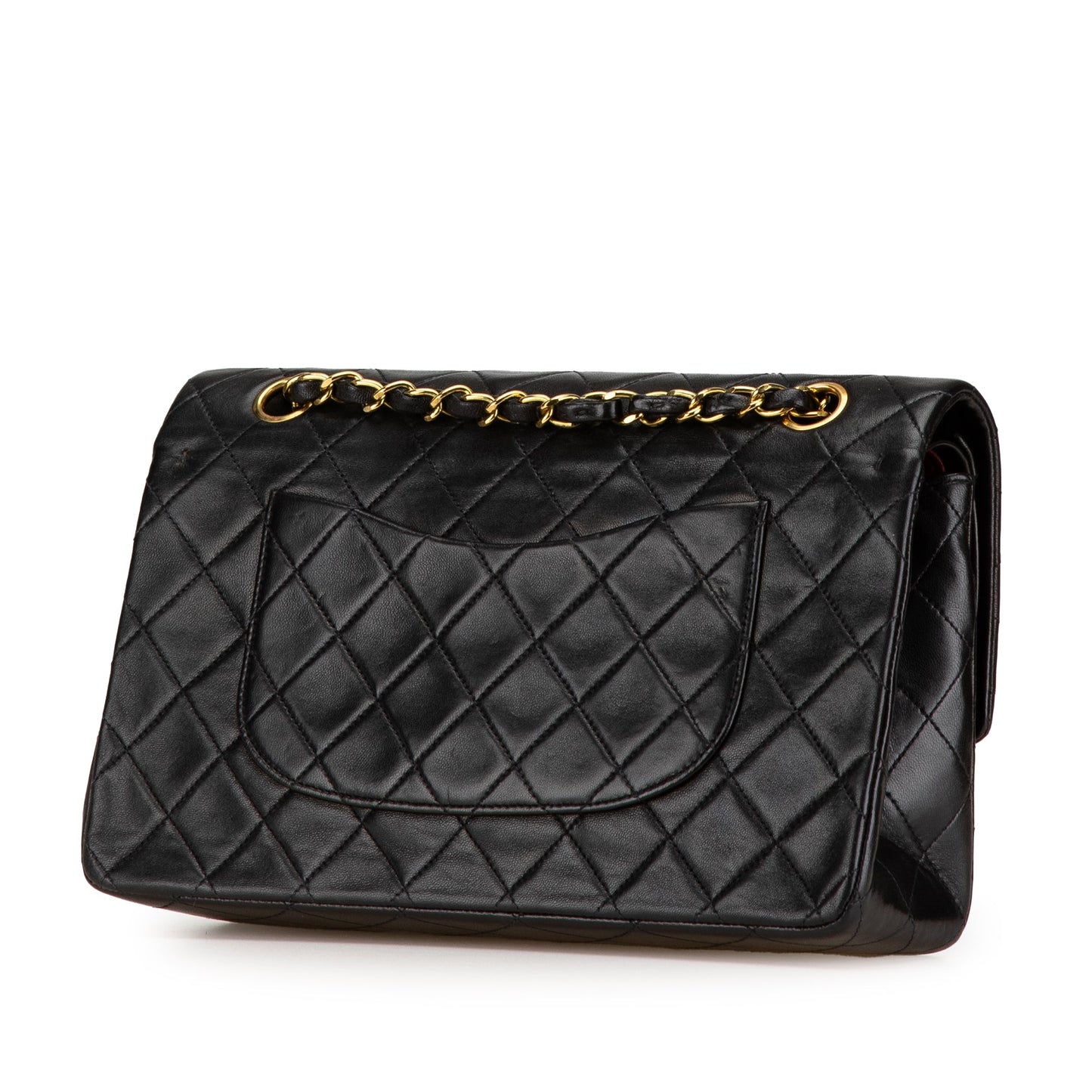 Chanel Medium Classic Lambskin Double Flap Black