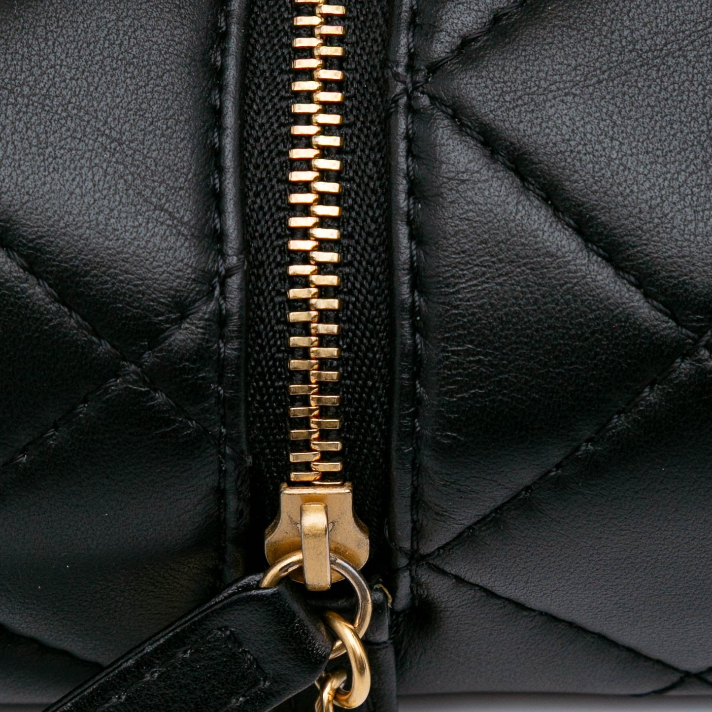 Chanel MÃ©tiers d'Art CC Quilted Lambskin Box Top Handle Satchel Black