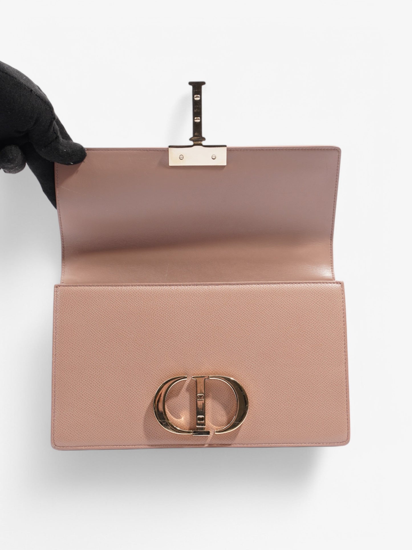 Christian Dior 30 Montaigne Bag Dusty Pink Leather