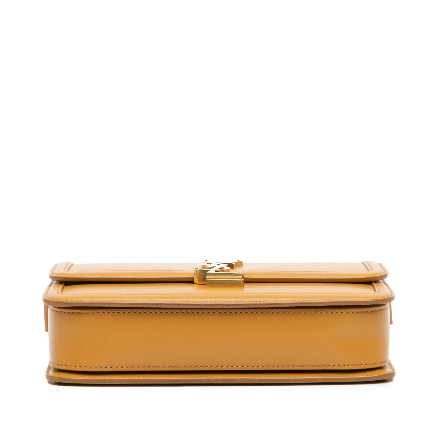 Saint Laurent Medium Leather Solferino Satchel In Box Brown