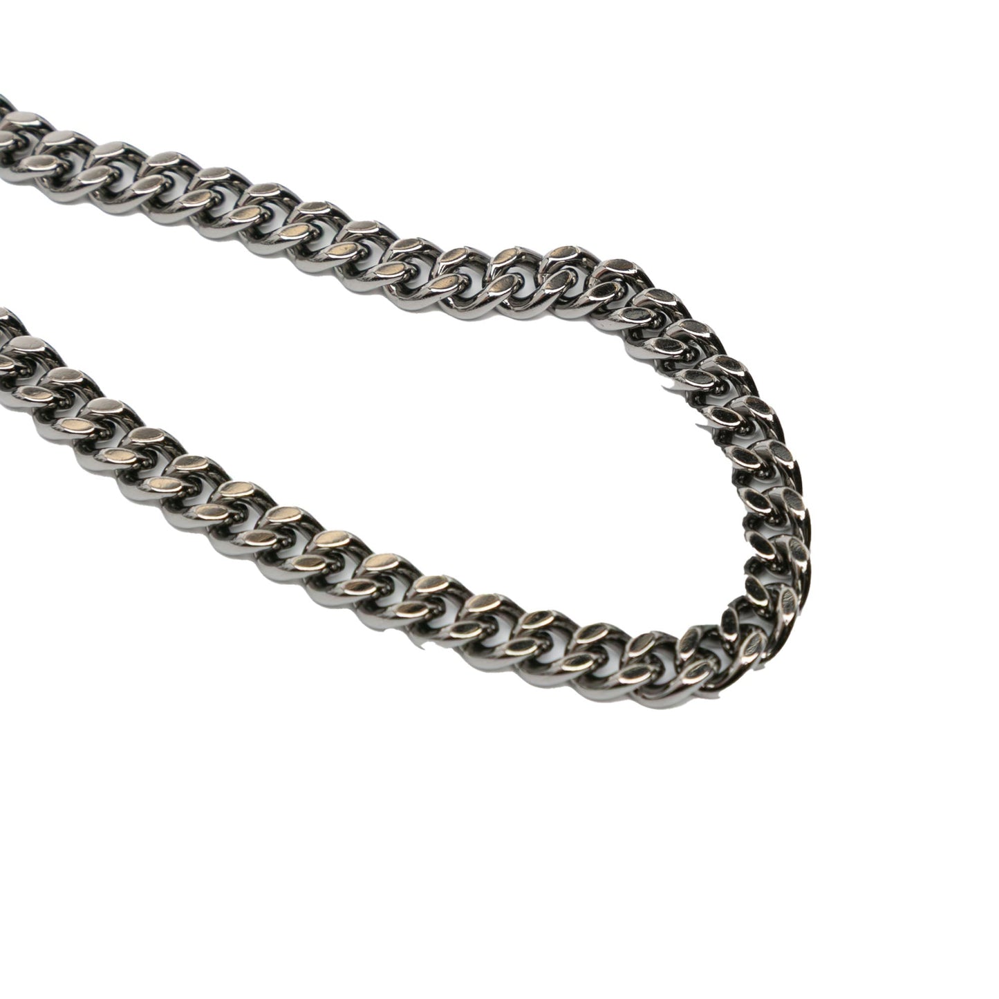 Dior Metallic Patent Microcannage Diorama Wallet on Chain Black