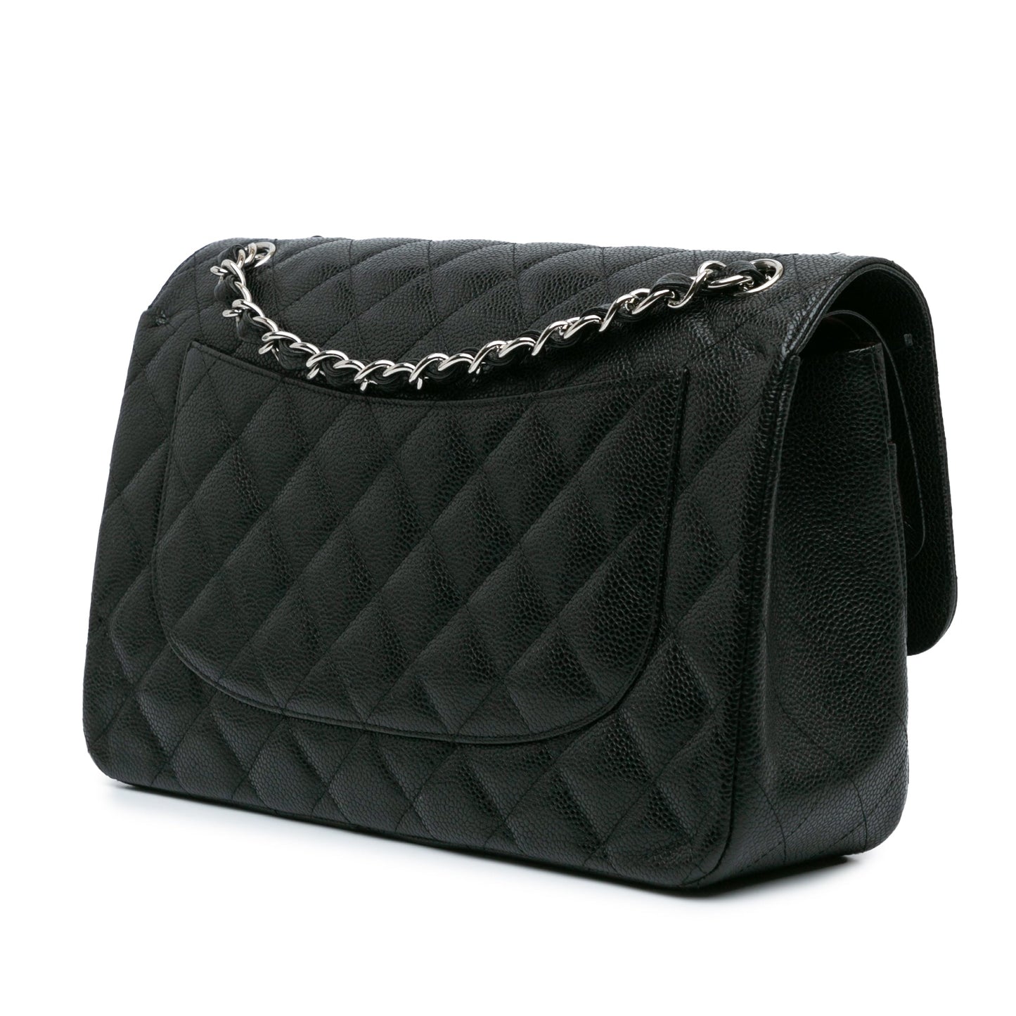 Chanel Jumbo Classic Caviar Double Flap Black