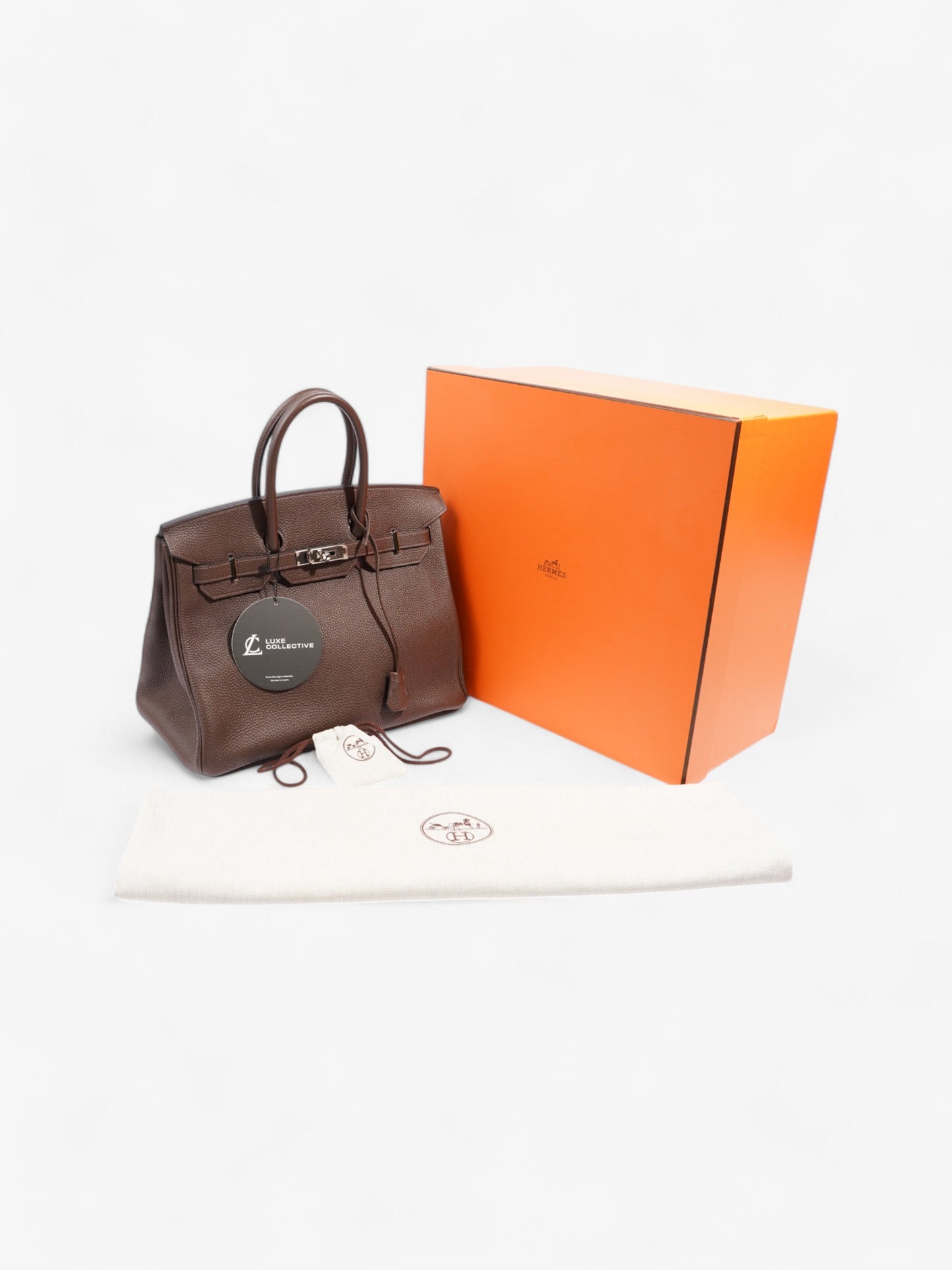 Hermes Birkin Chocolate Togo Leather 35