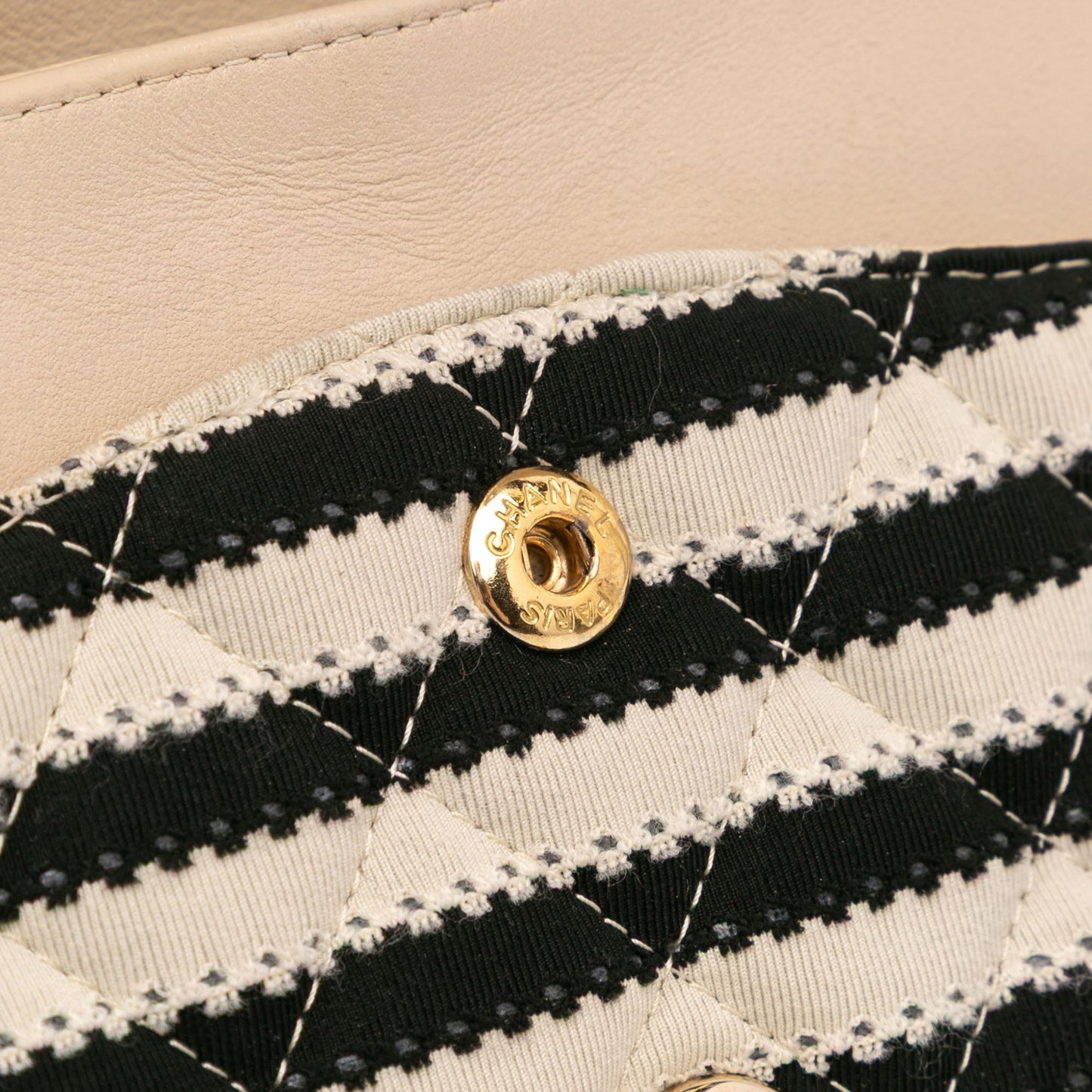 Chanel Medium Classic Jersey Coco Sailor Double Flap Black