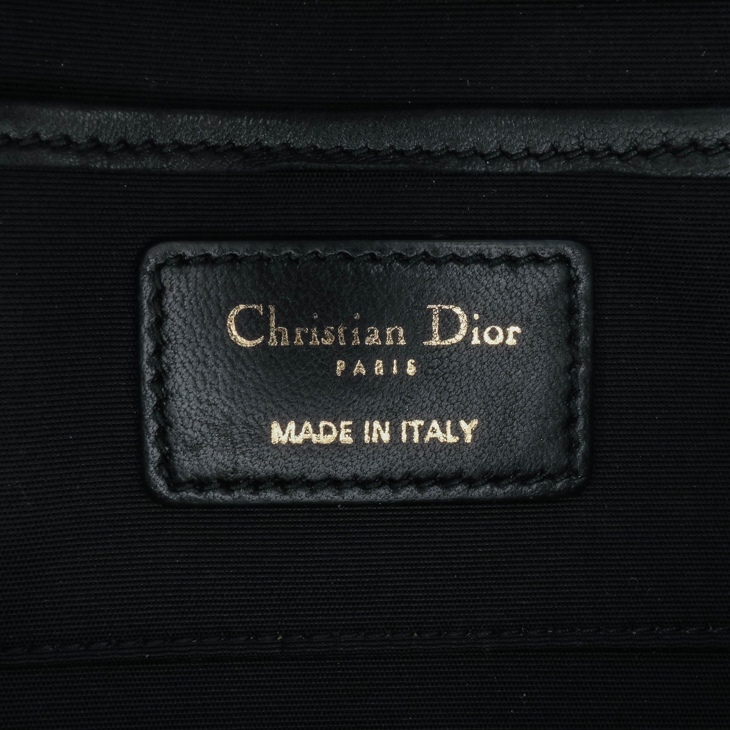 Dior Lambskin Cannage Lady Dior Convertible Clutch Black