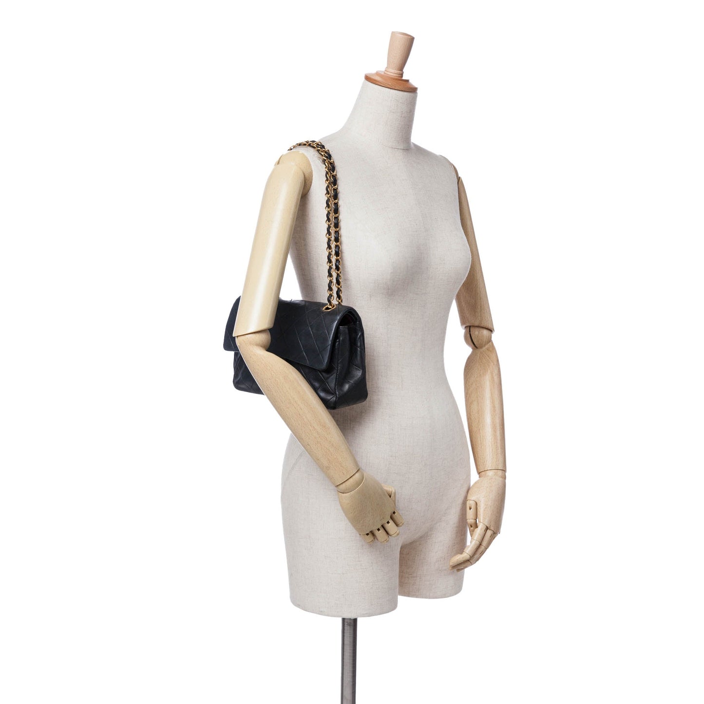 Chanel Small Classic Lambskin Double Flap Black