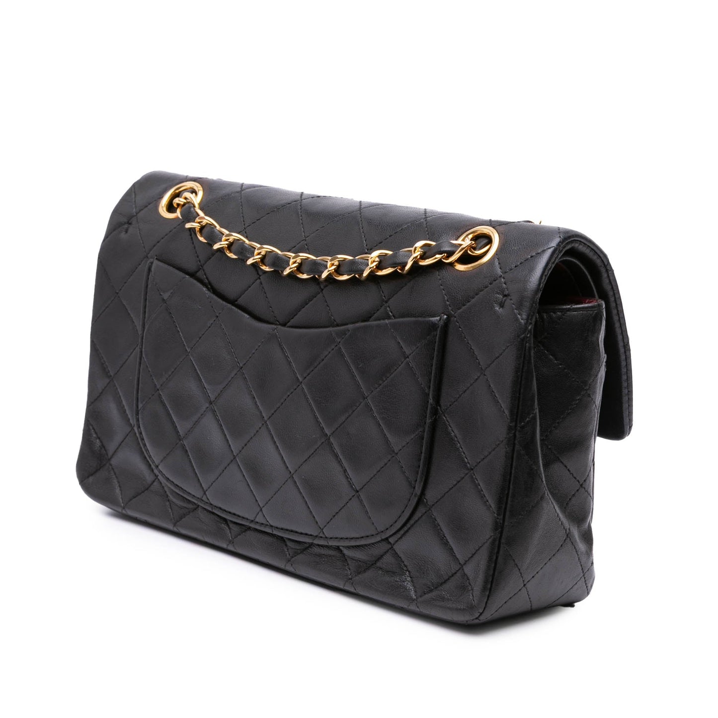 Chanel Small Classic Lambskin Double Flap Black