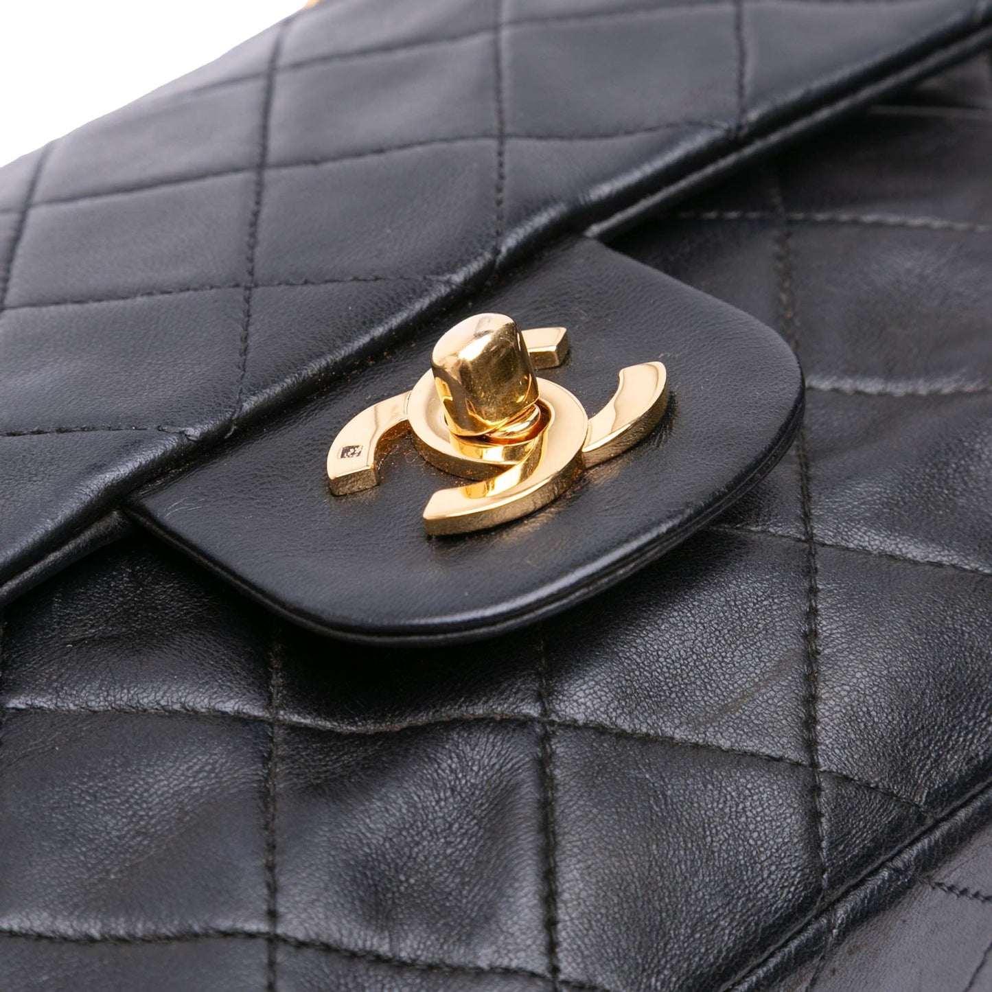 Chanel Small Classic Lambskin Double Flap Black
