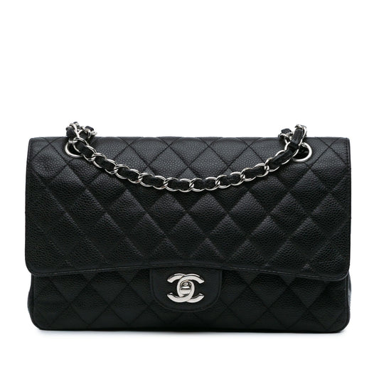 Chanel Medium Classic Caviar Double Flap Black