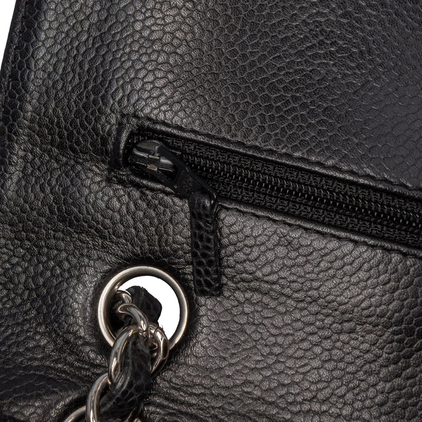 Chanel Medium Classic Caviar Double Flap Black