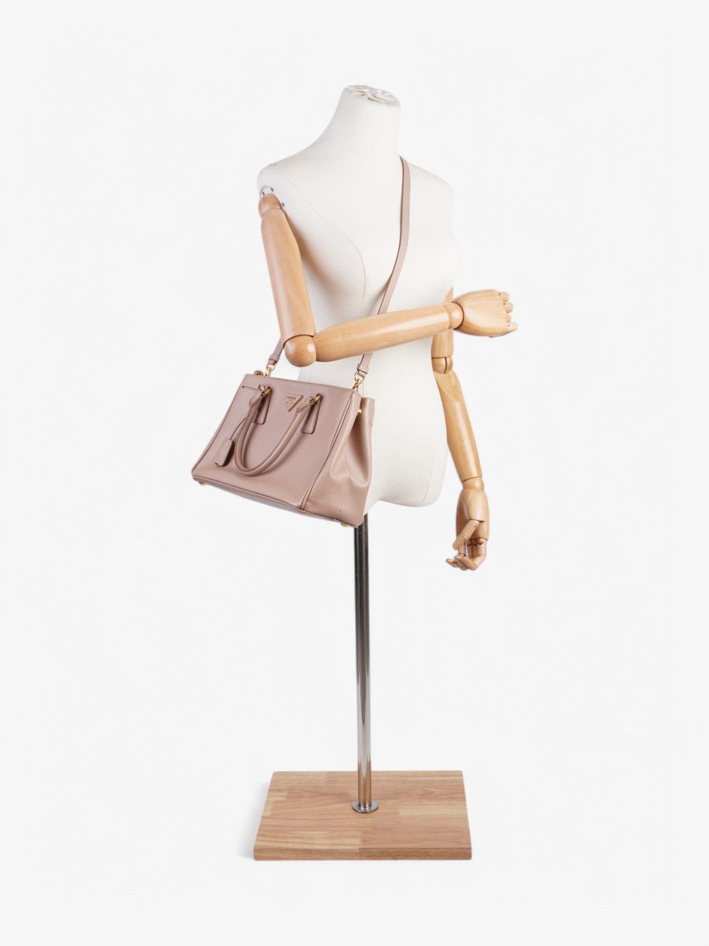 Prada Galleria Pink Saffiano Leather
