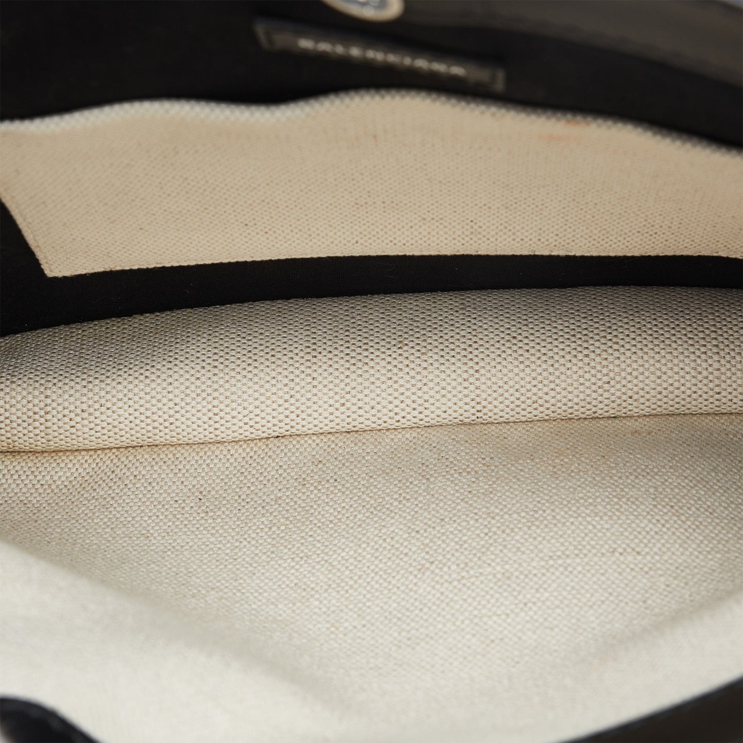 Balenciaga All Over Logo Navy Pochette S White