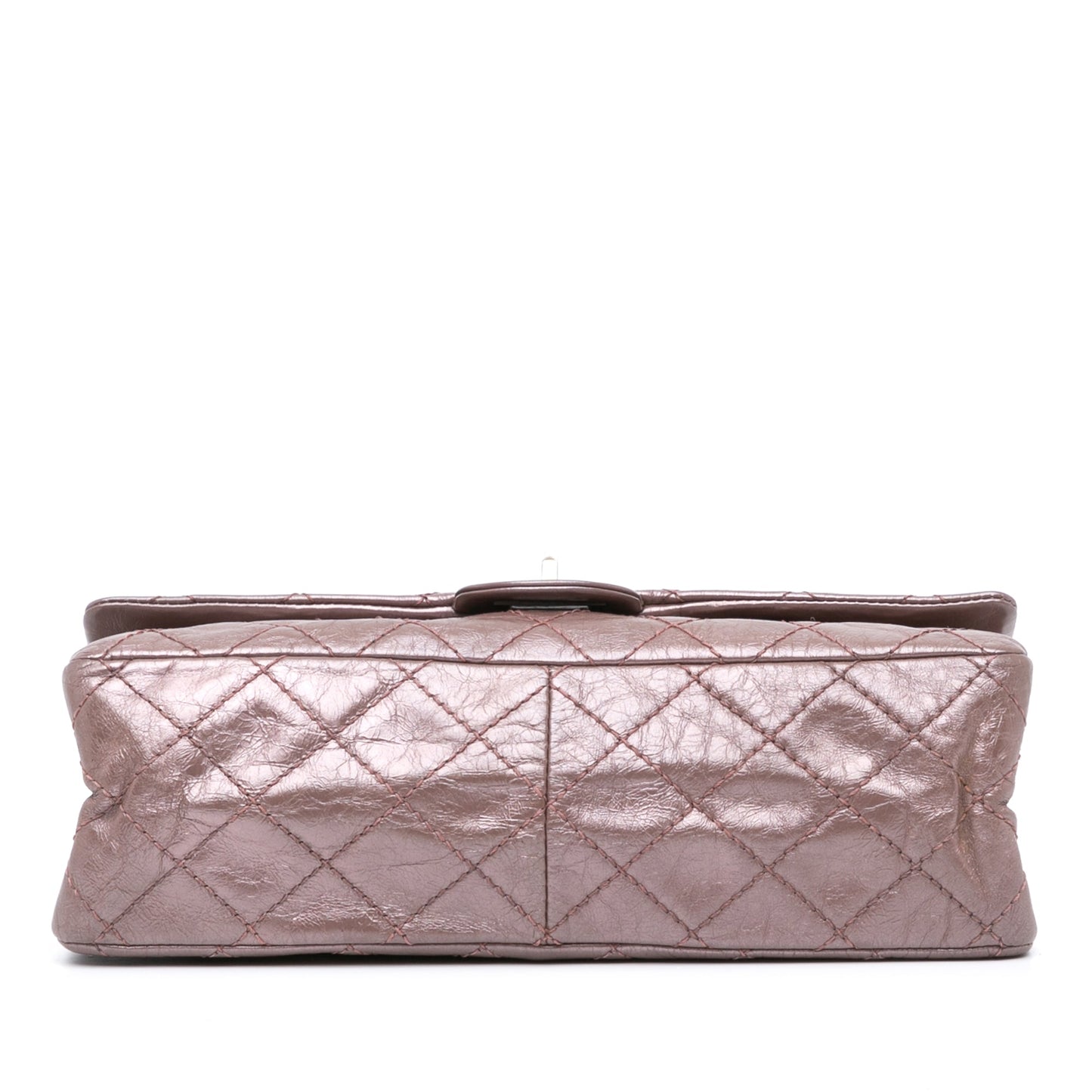 Chanel Reissue 2.55 Aged Metallic Calfskin Double Flap 226 Pink