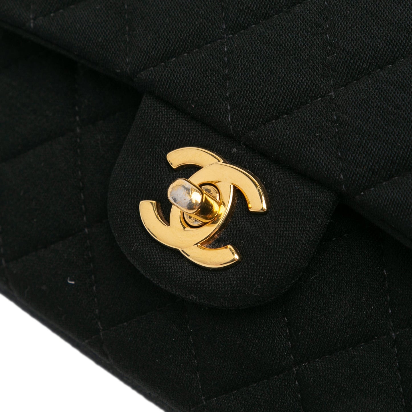 Chanel Medium Classic Jersey Double Flap Black