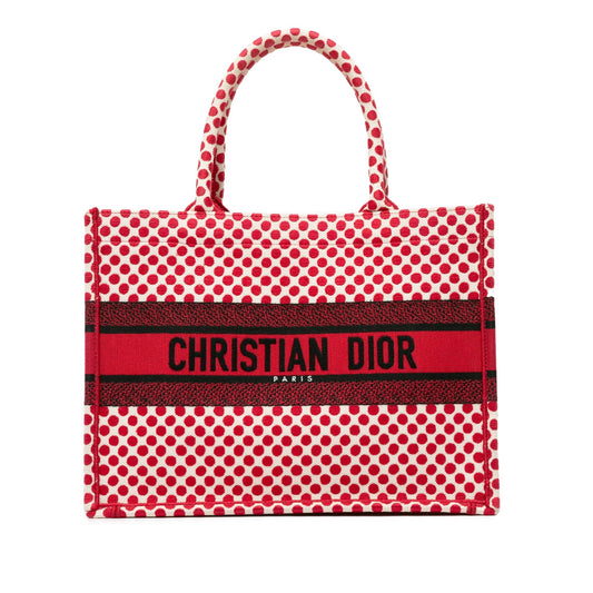 Dior Medium Dioramour Book Tote Red