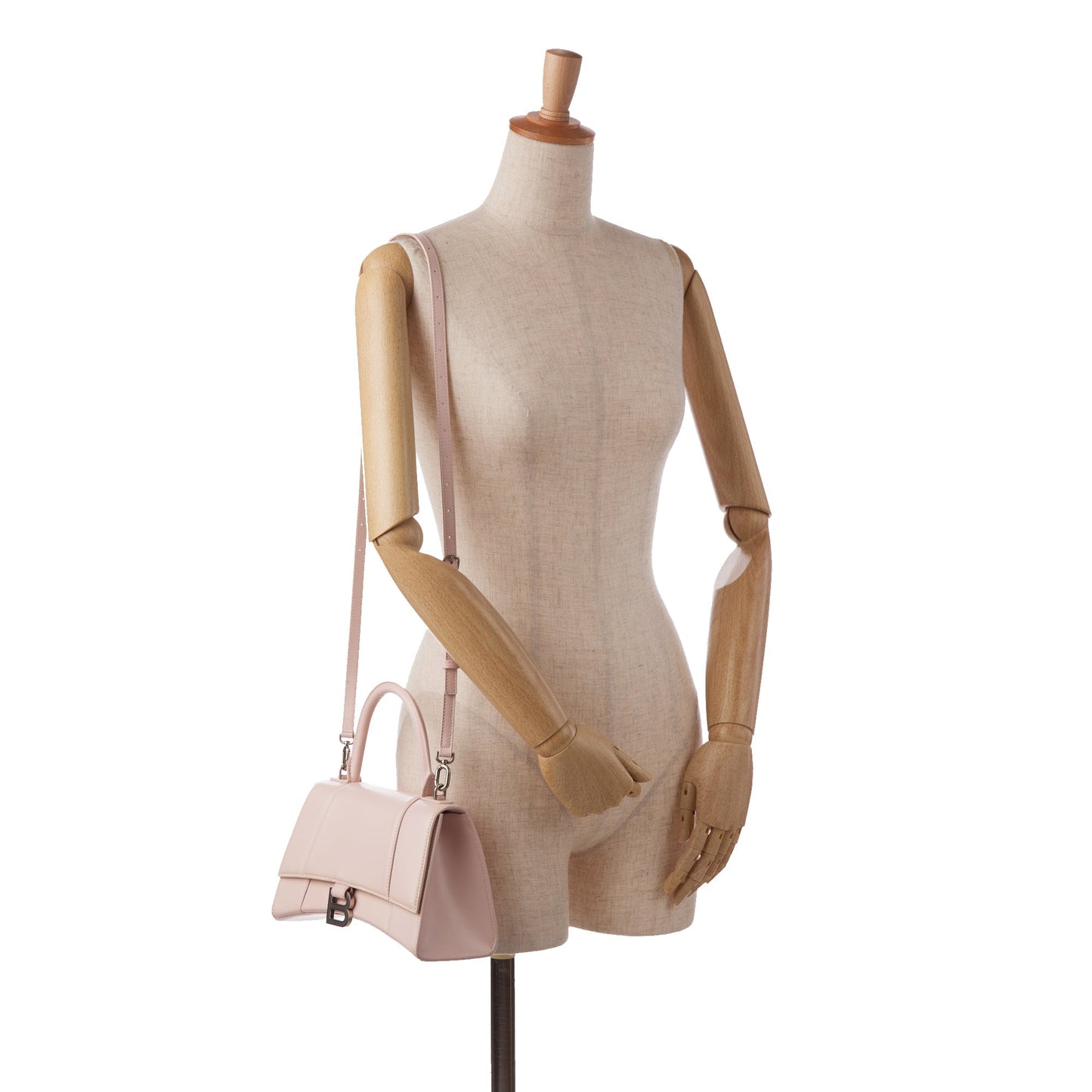 Balenciaga Hourglass S Satchel Pink