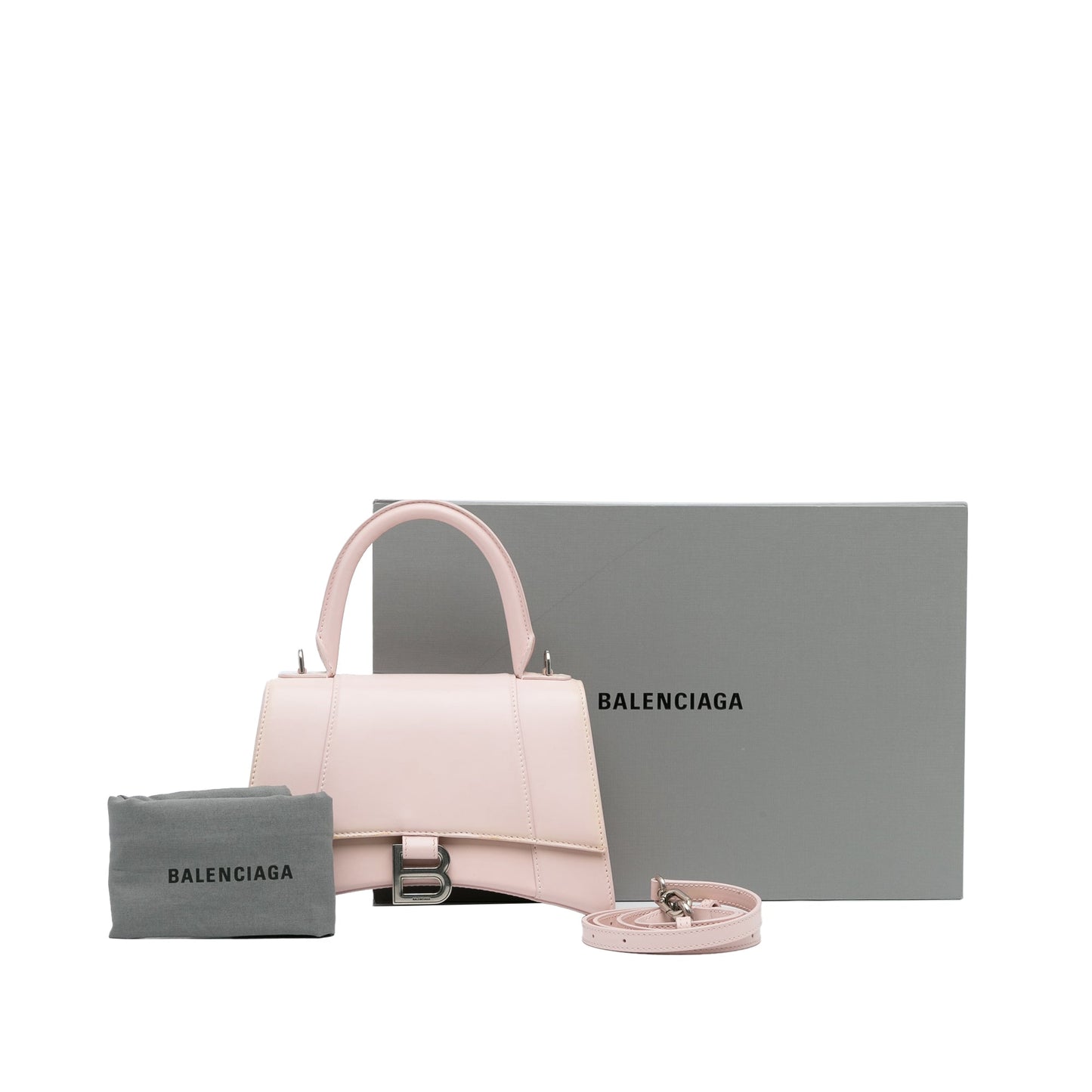 Balenciaga Hourglass S Satchel Pink
