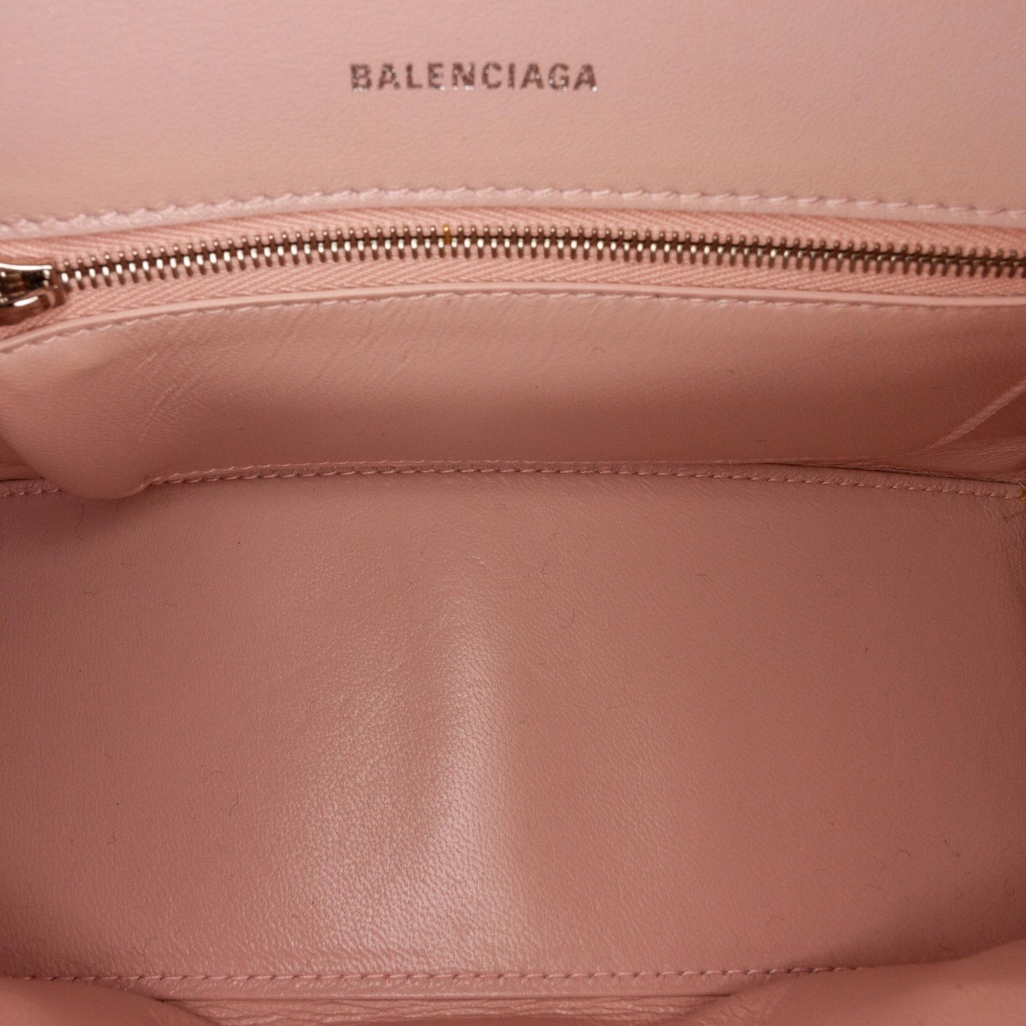 Balenciaga Hourglass S Satchel Pink