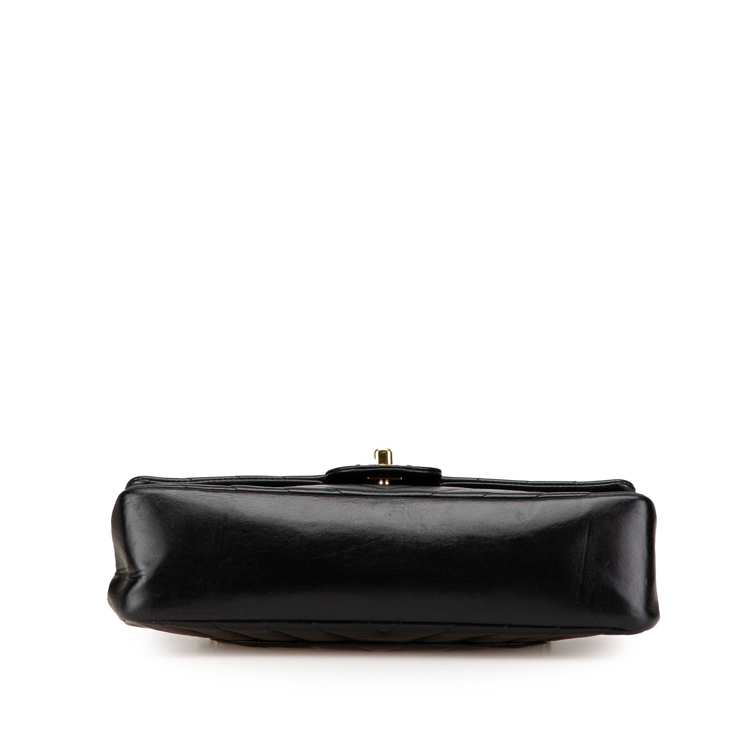 Chanel Medium Classic Chevron Lambskin Double Flap Black