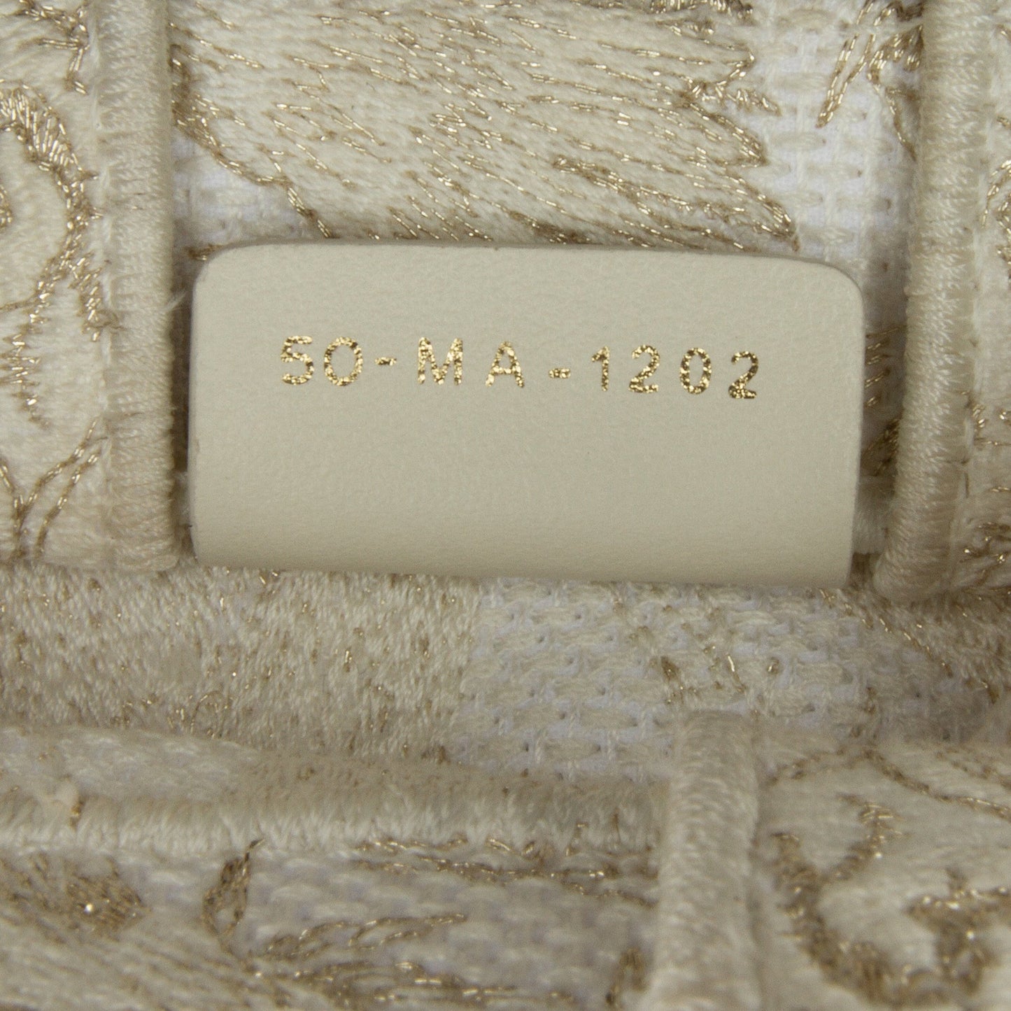 Dior Mini Jardin D'Hiver Vertical Book Tote White
