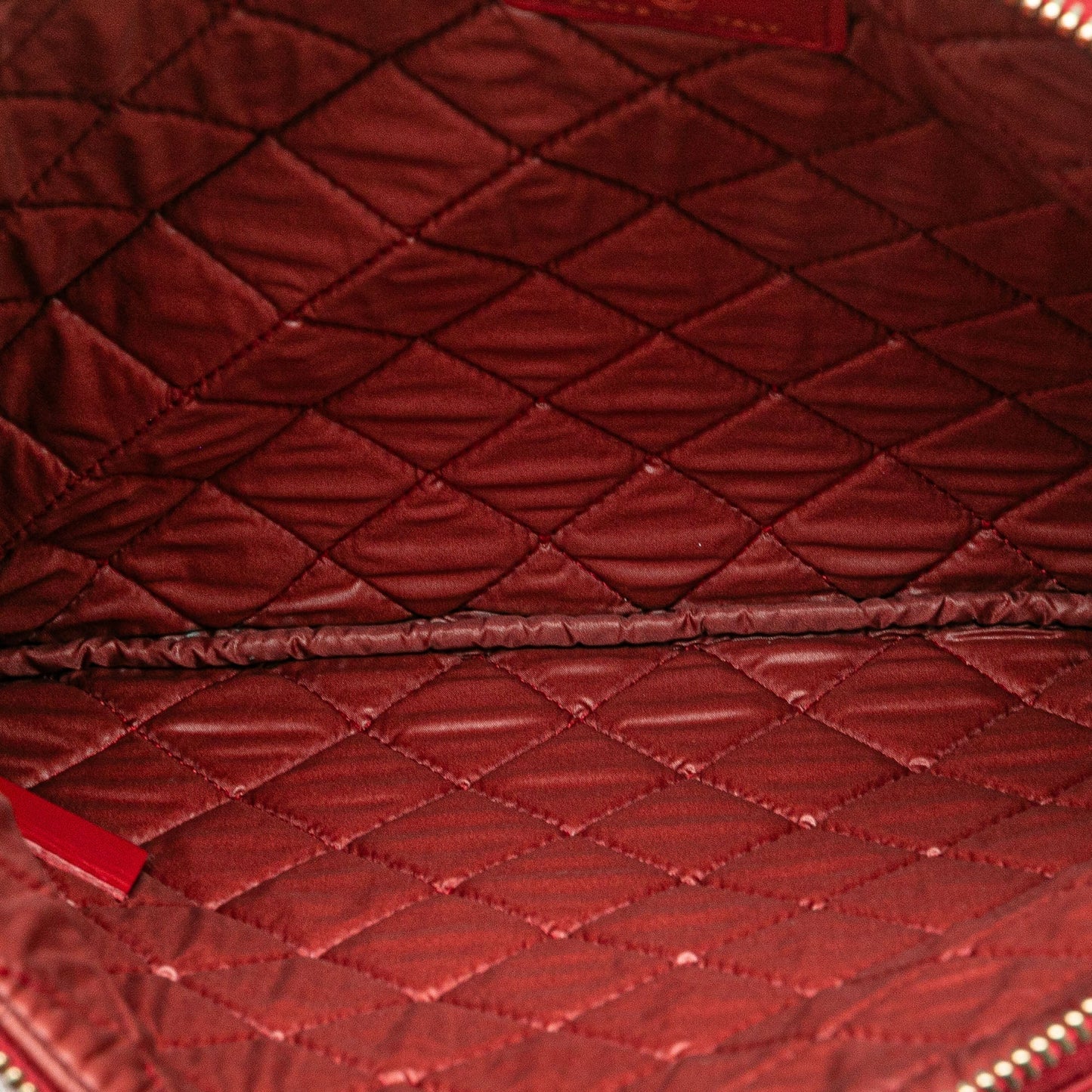 Chanel Medium Quilted Caviar Boy O Case Clutch Red