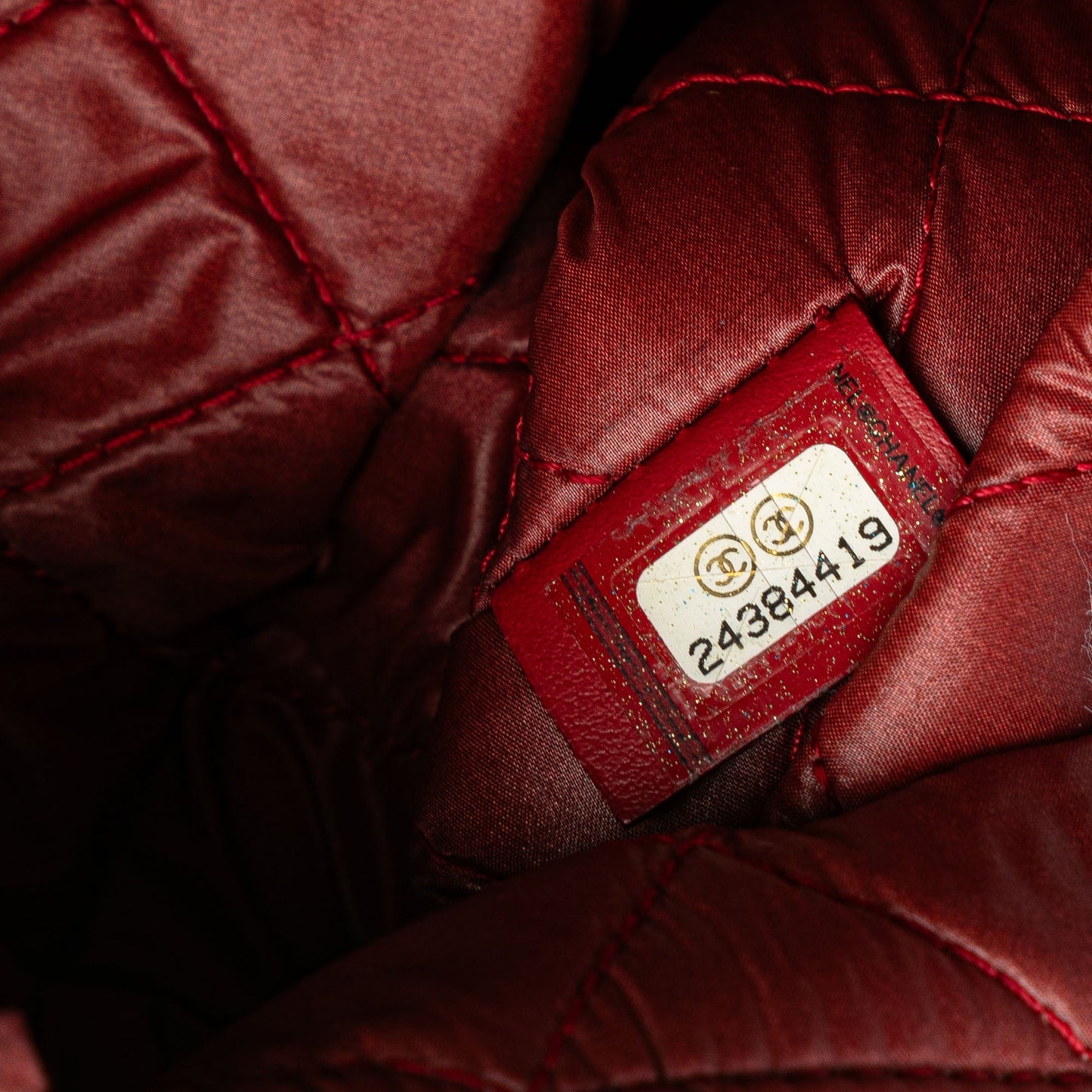 Chanel Medium Quilted Caviar Boy O Case Clutch Red