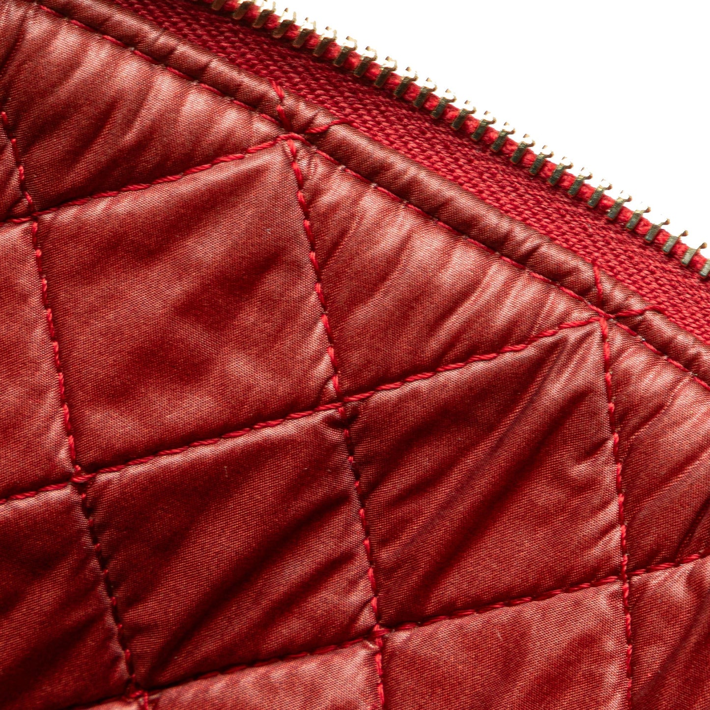Chanel Medium Quilted Caviar Boy O Case Clutch Red